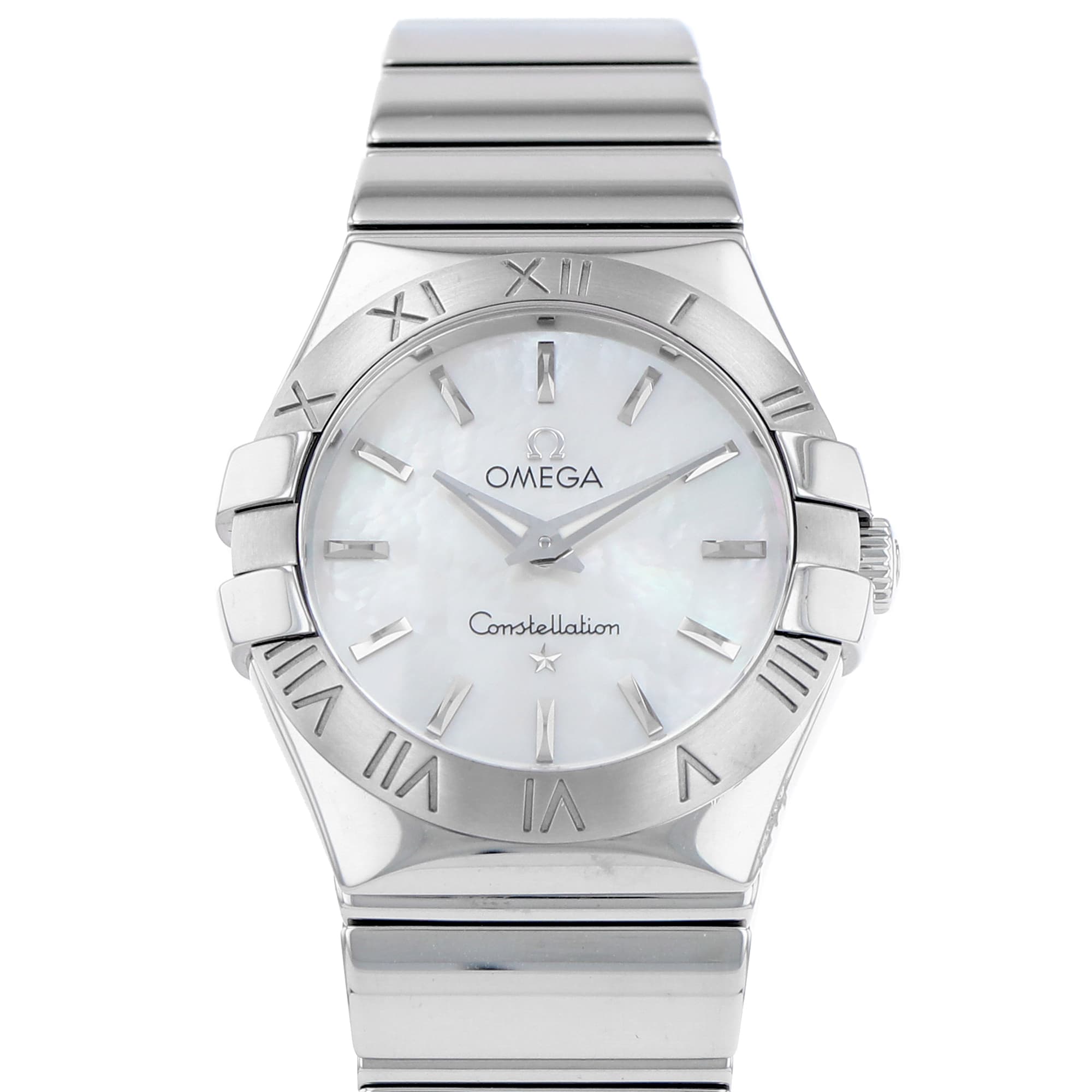 Omega Constellation Quartz 12310276005002 White Mother of Pearl