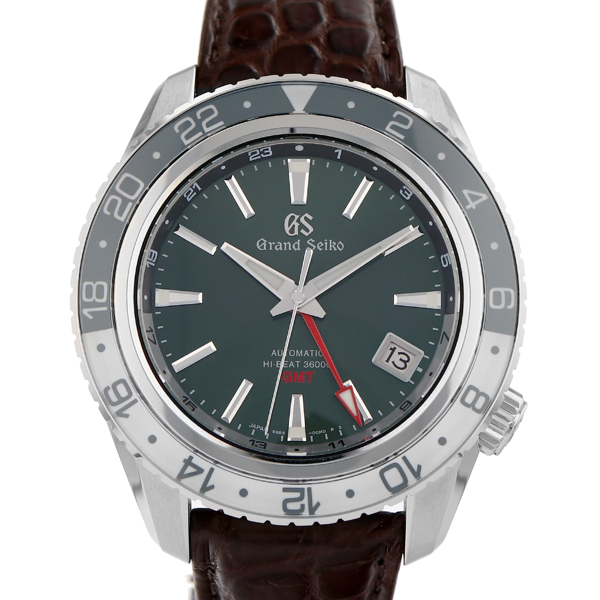 Seiko Grand Seiko SBGJ239 Green Stick Hi-Beat Sport GMT