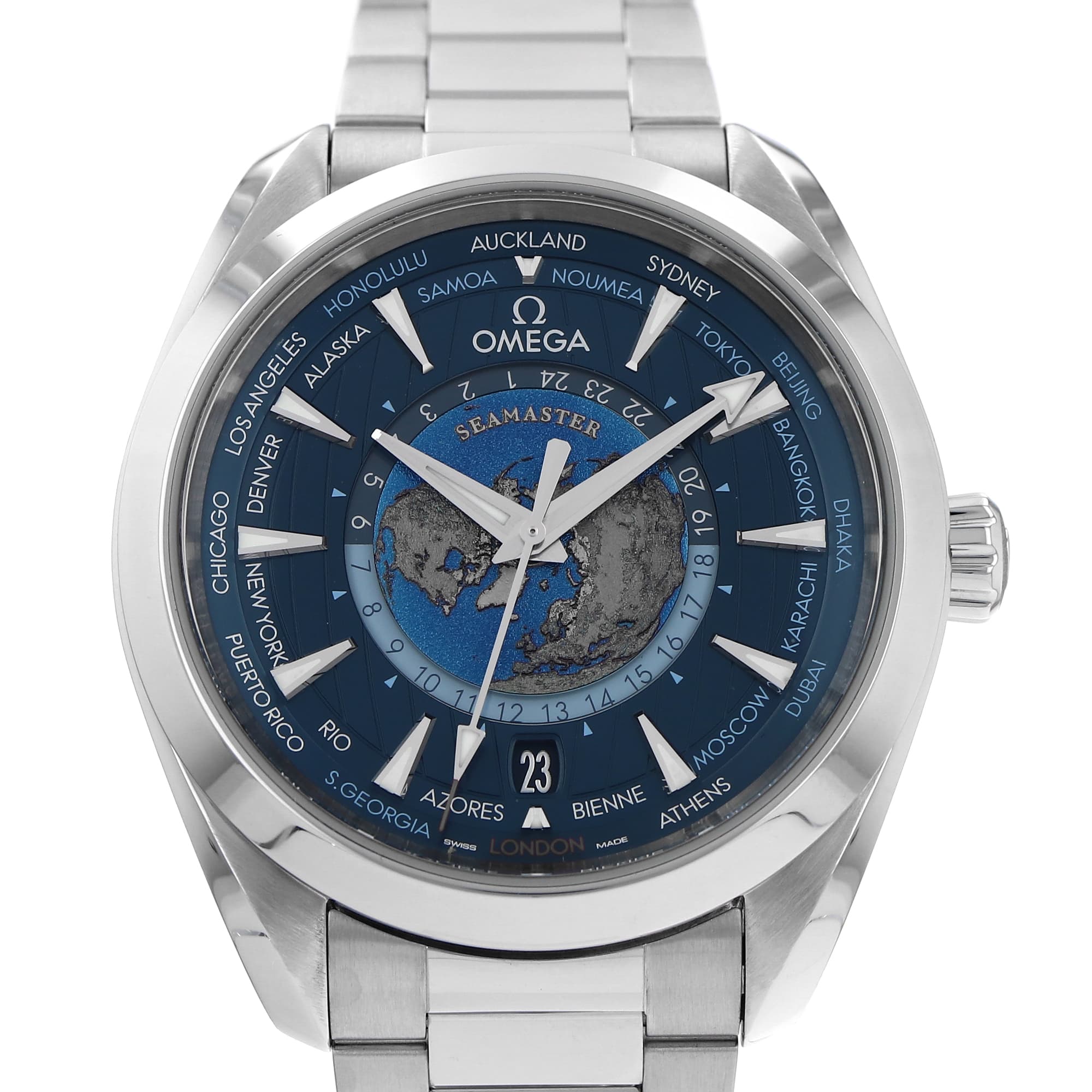 Omega Seamaster Aqua Terra GMT Worldtimer 220.10.43.22.03.001