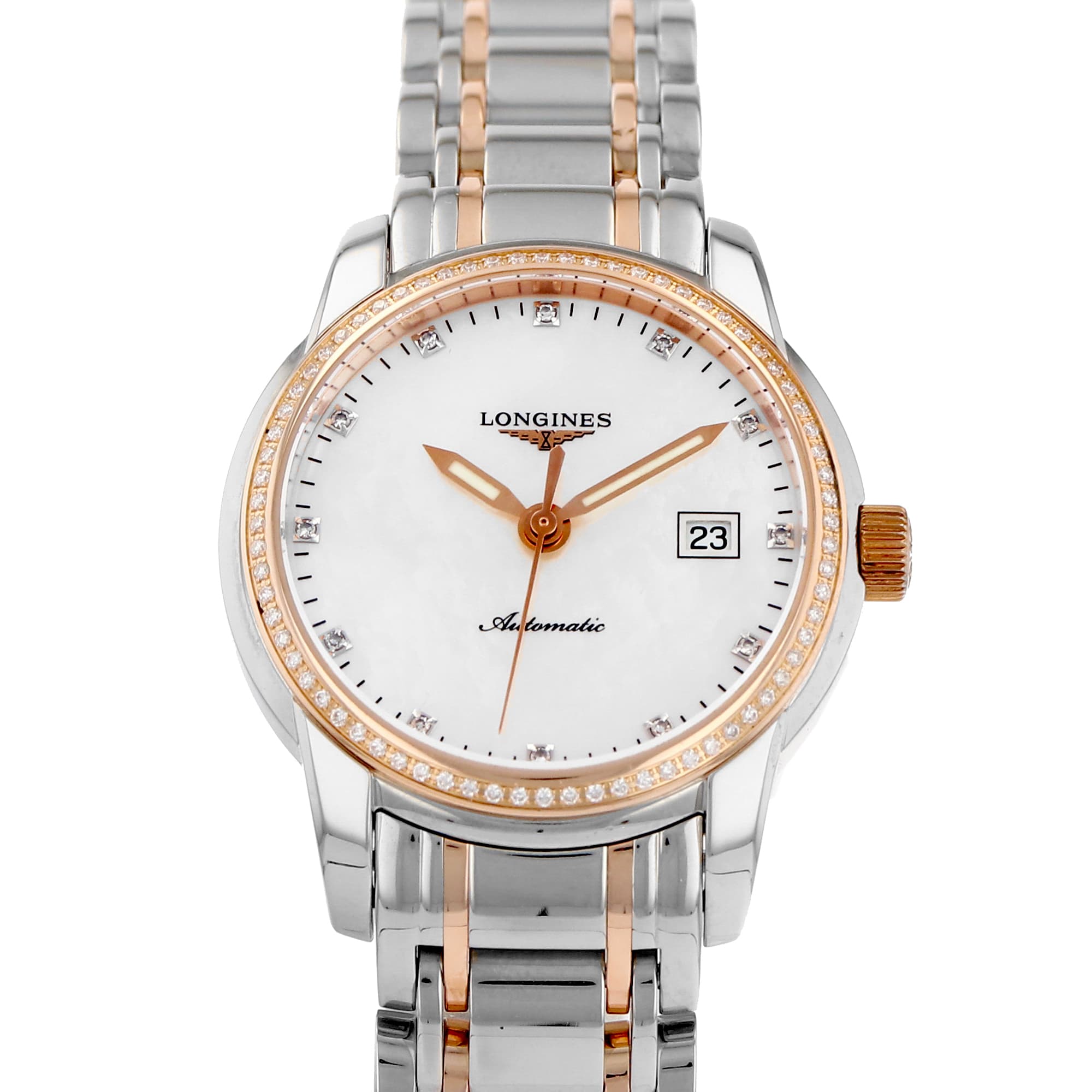 Longines Saint-Imier L2.563.5.87.7 MOP Factory Diamond 18k