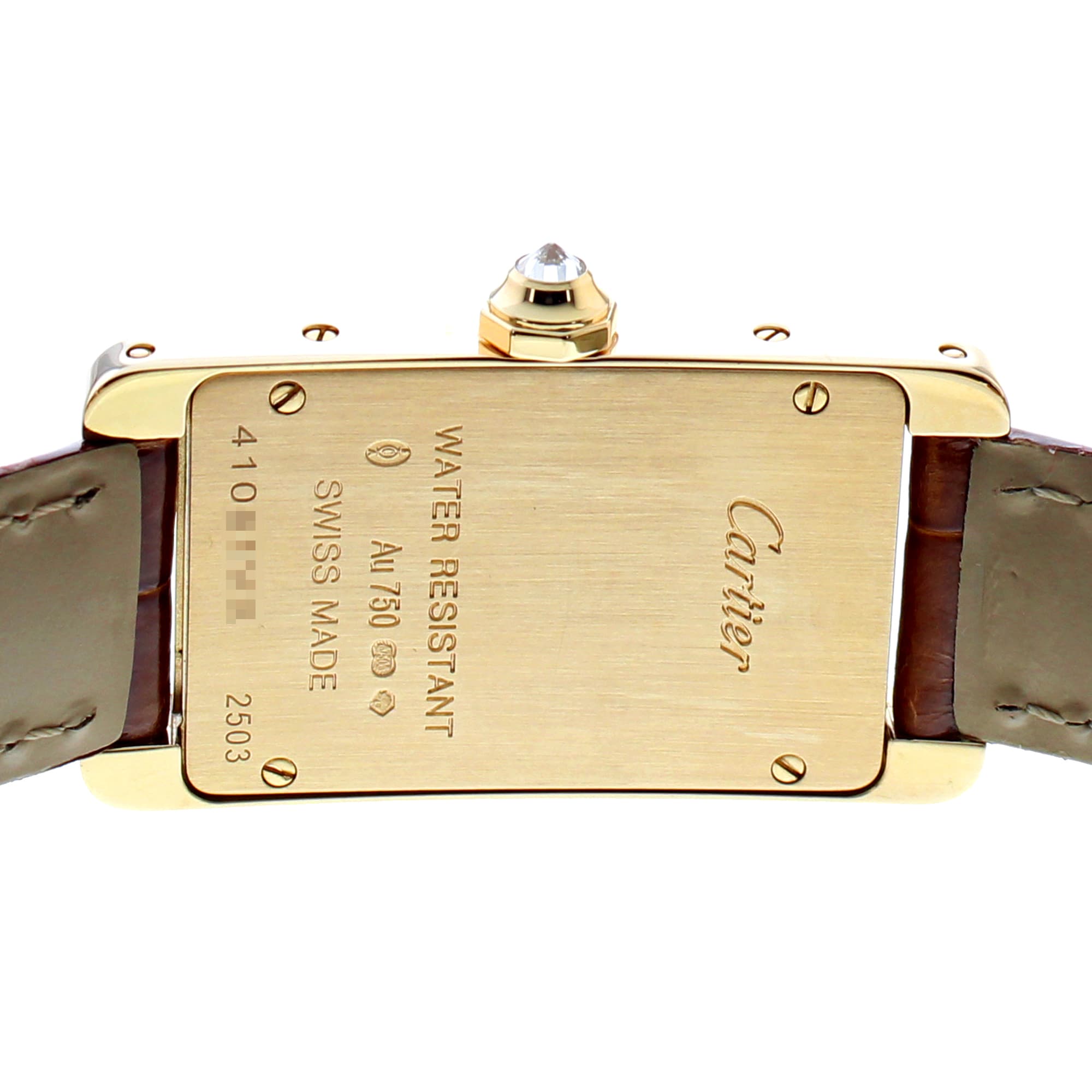Cartier Tank Americaine 19mm WJTA0002 2503 White Factory Diamond 18k