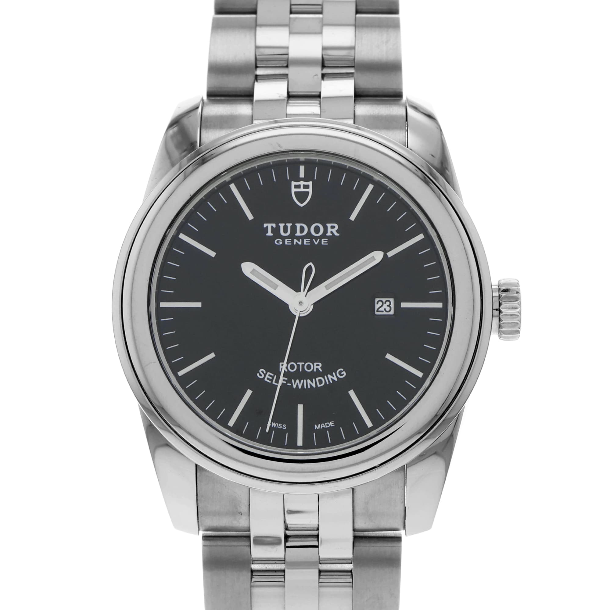 Tudor Glamour Date 53000 Black Automatic