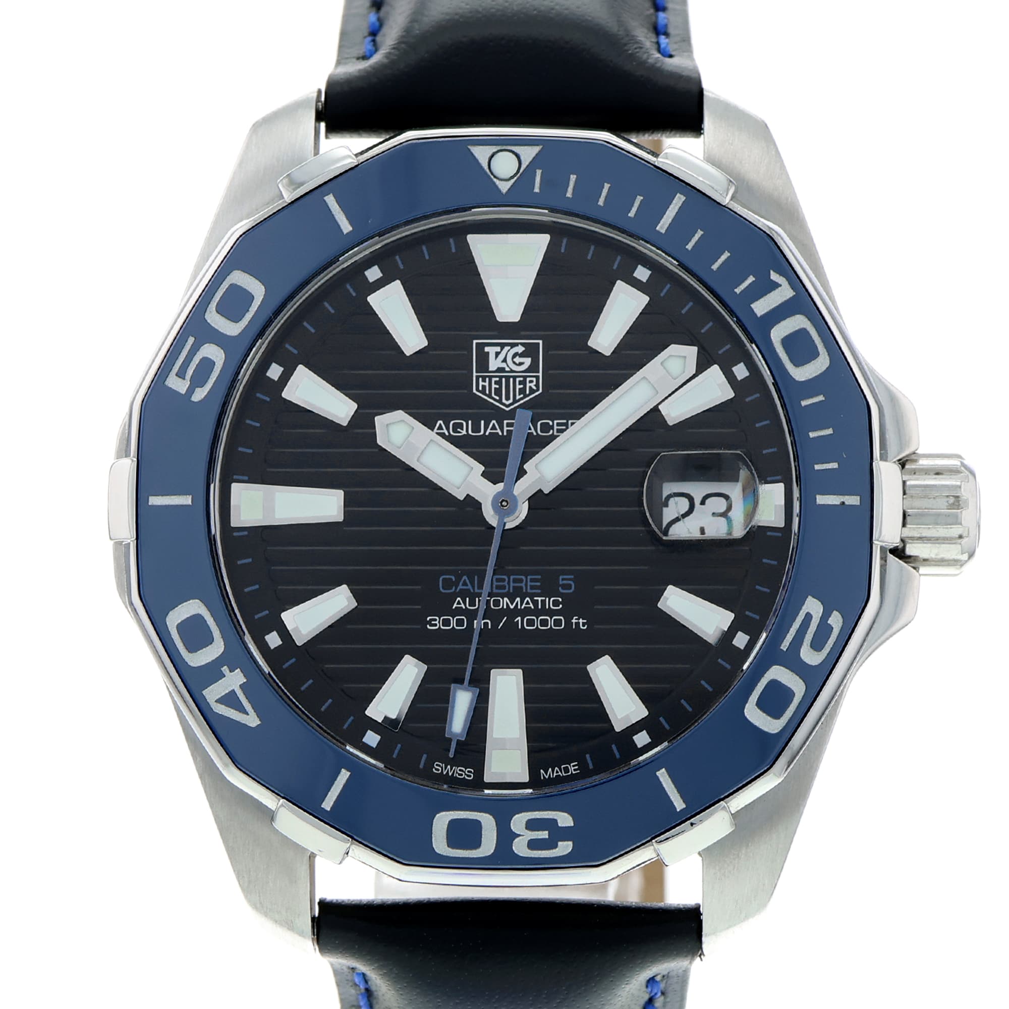 TAG Heuer Aquaracer 300M WAY211B.FC6363 Black Calibre 5 Men's