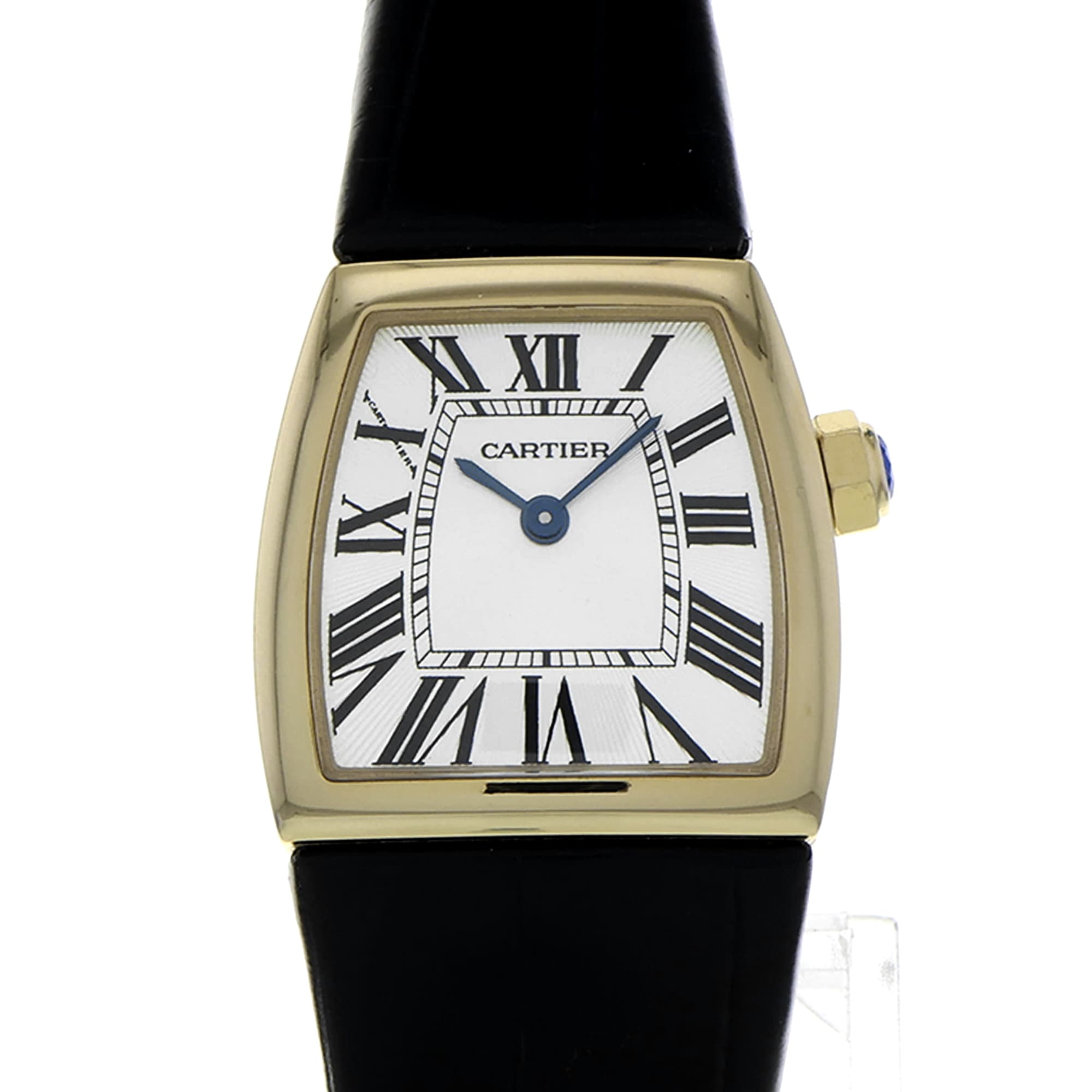 Cartier La Dona W6400256 2903 Small Model Silver Roman 18k Yellow Gold Womens