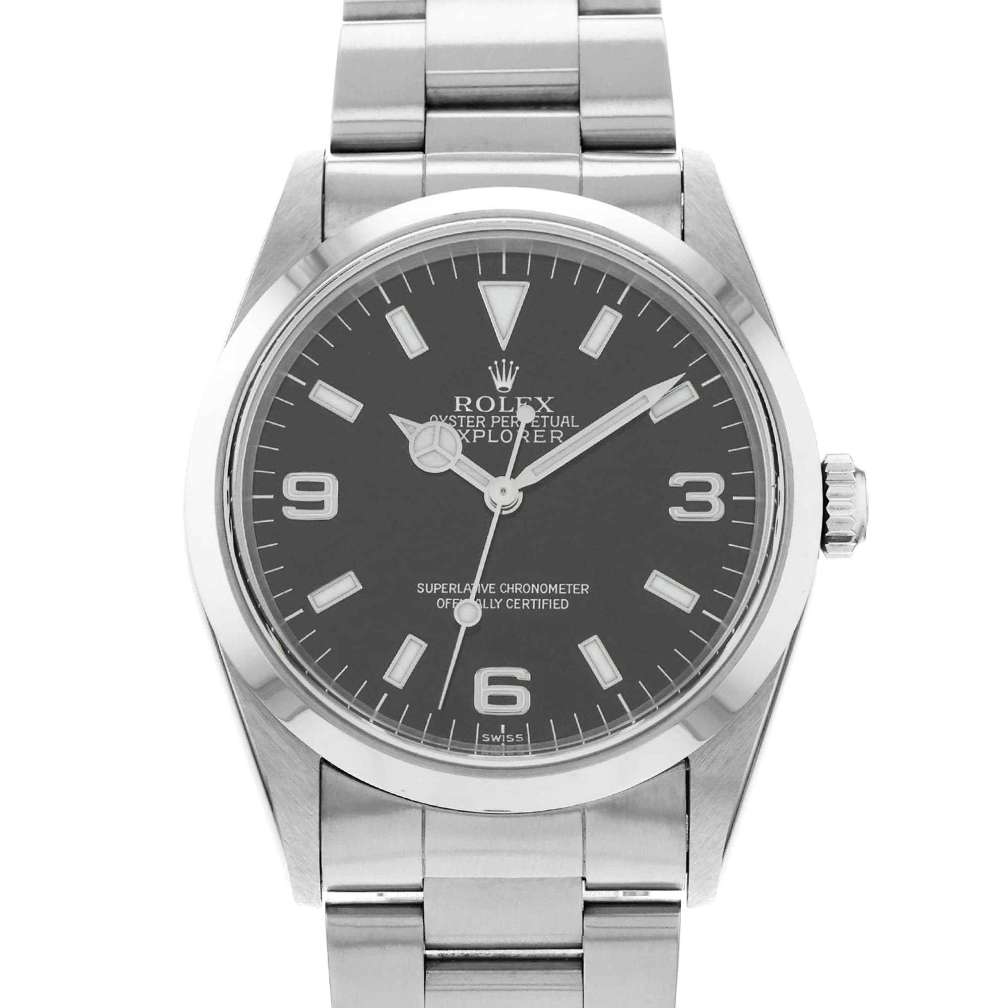 Rolex Explorer 14270 Black Dial Oyster Perpetual 36mm year 1999