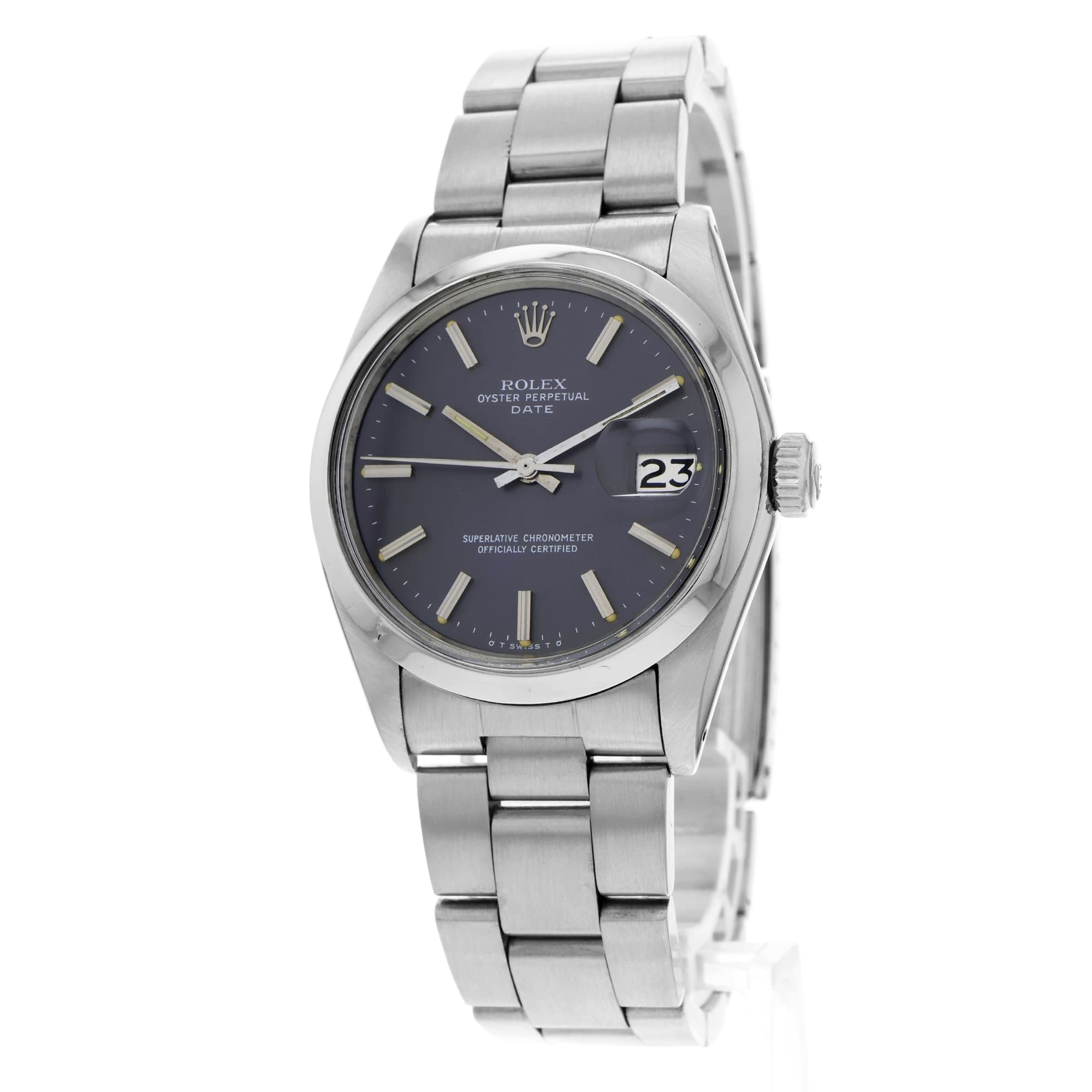 Rolex Oyster Perpetual Date 1500 Ghost Grey Vintage Automatic