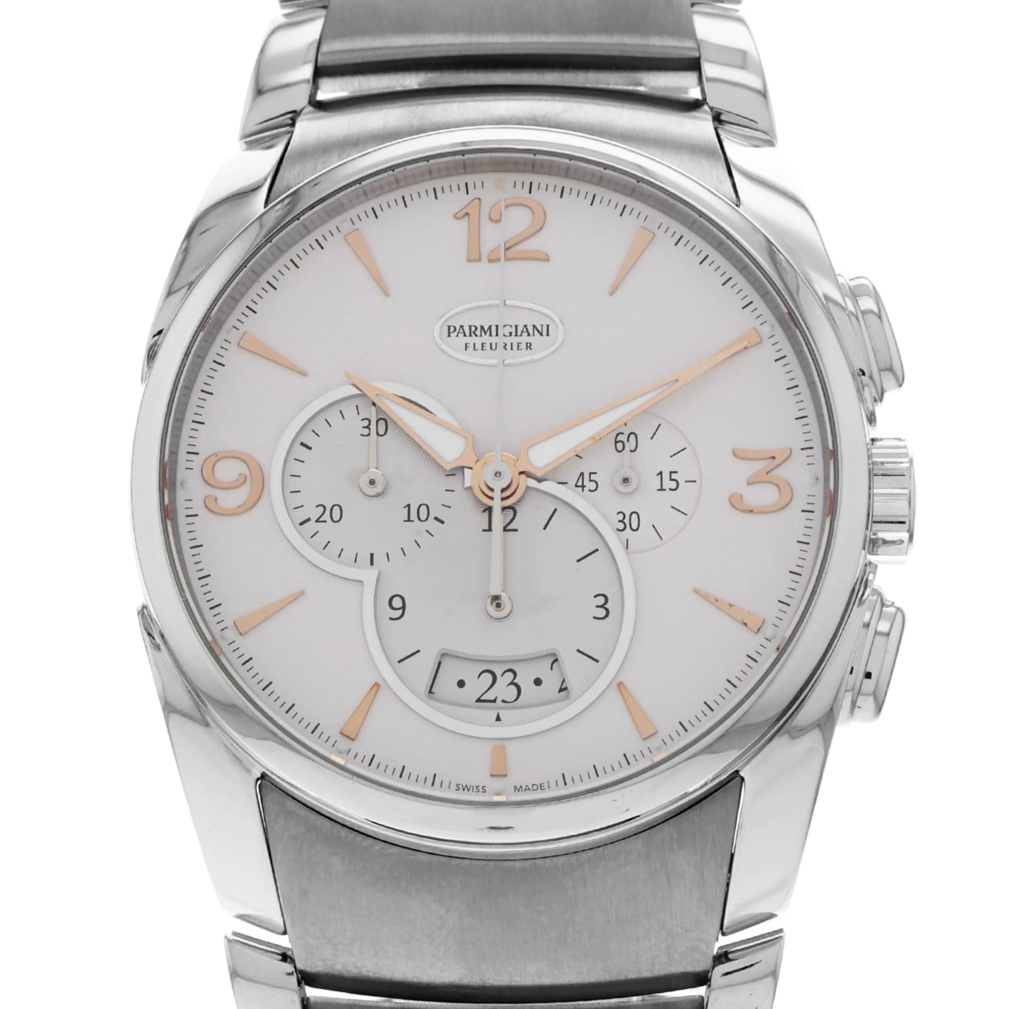 Parmigiani Fleurier Tonda PFC274 Metrographe Silver Dial Mens