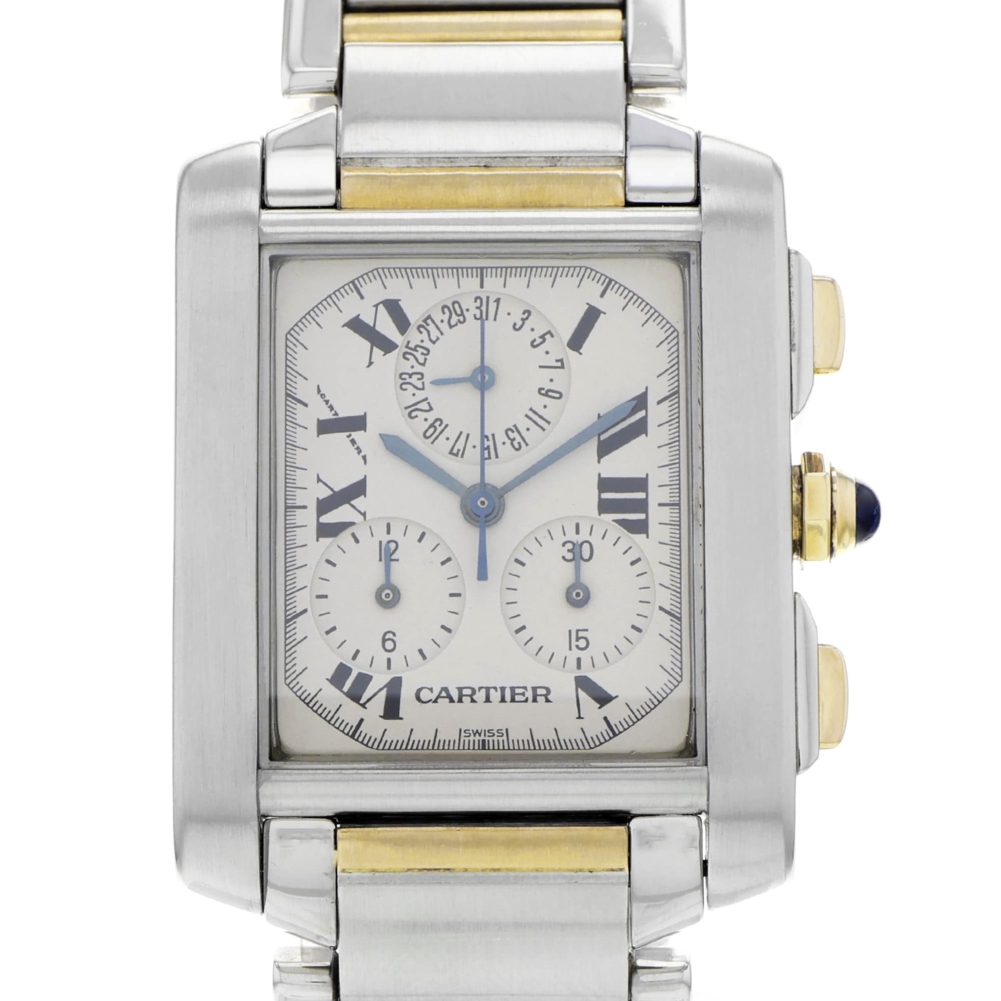 Cartier Tank Française W51004Q4 2303 Chronoflex