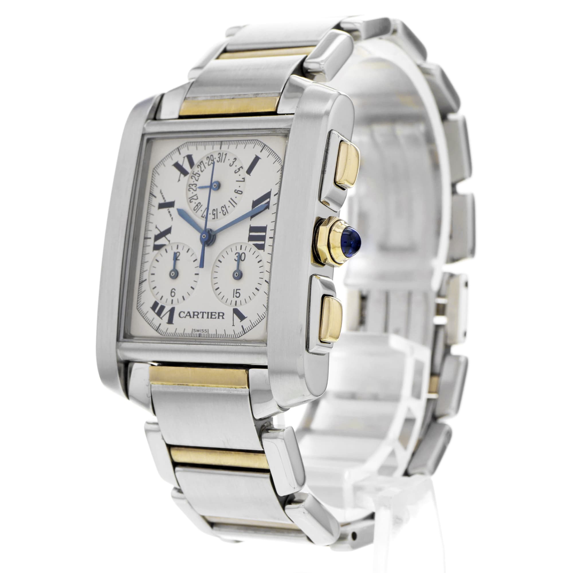 Cartier Tank Française W51004Q4 2303 Chronoflex