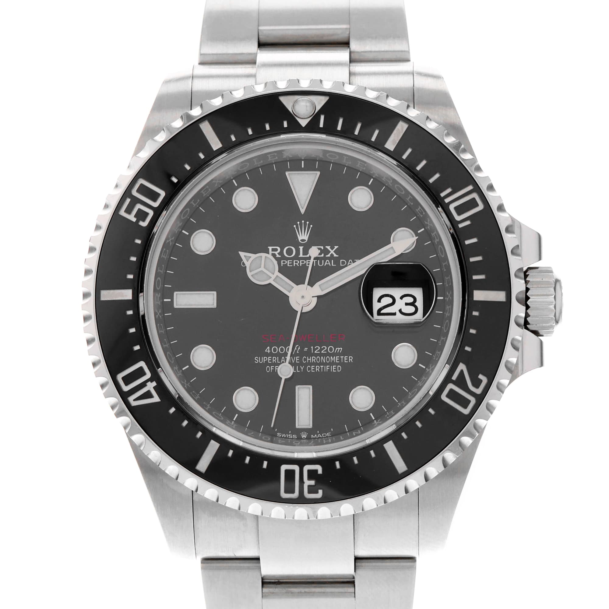 Rolex Sea-Dweller 126600 Black Ceramic Red 50th Anniversary