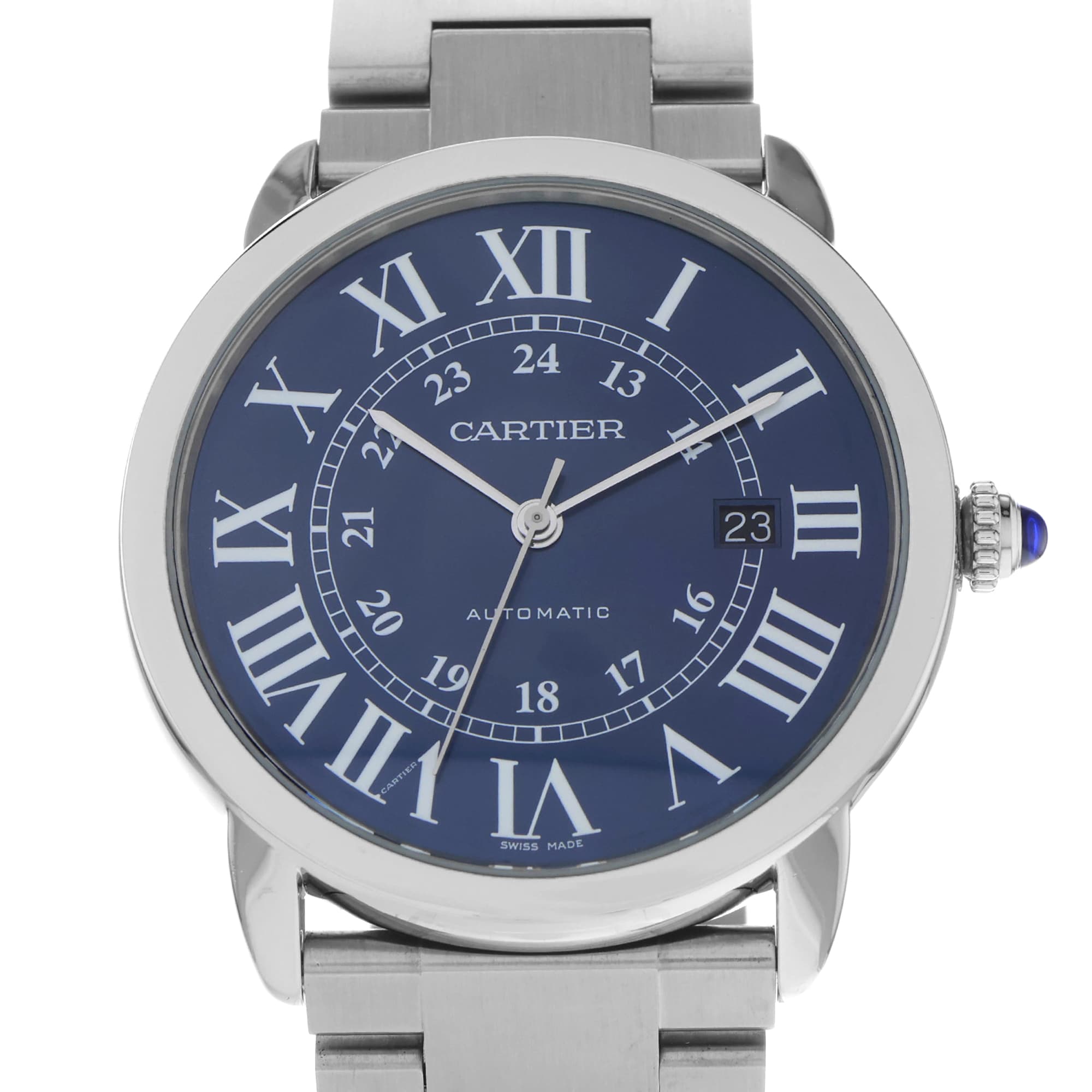 Cartier Ronde de Cartier WSRN0023 Croisière 3802 Blue Roman