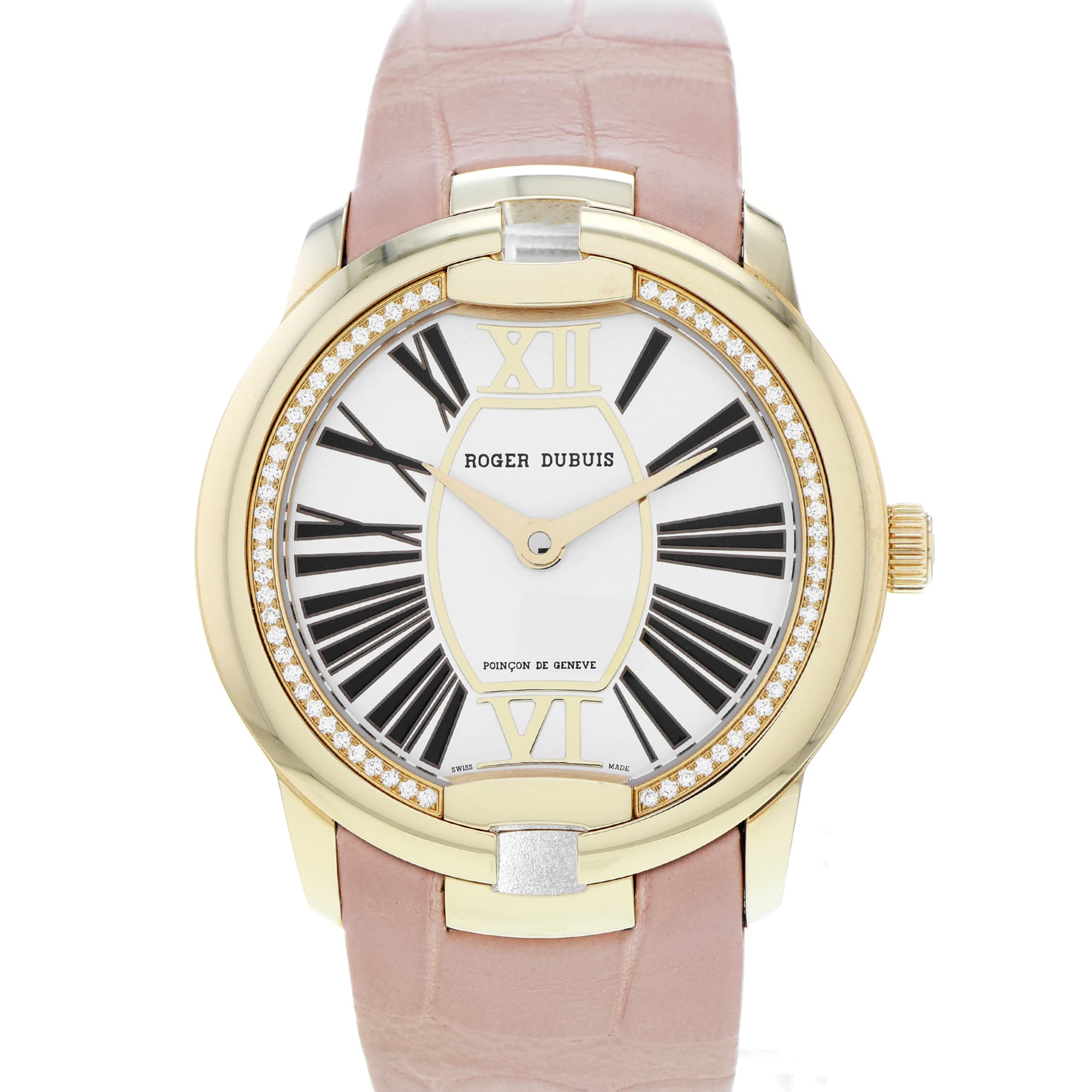 Roger Dubuis Velvet DBVE0033 White Roman Diamond 18k
