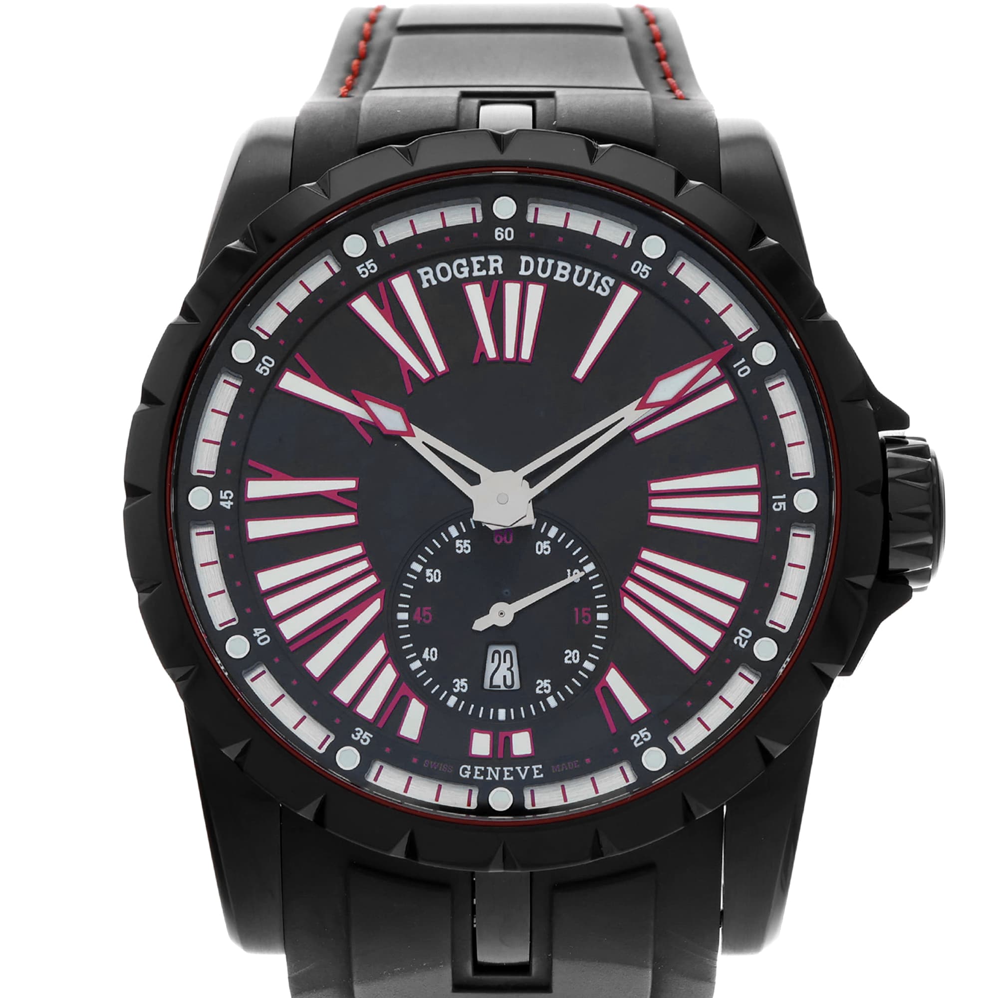 Roger Dubuis Excalibur RDDBEX0567 Black Roman DLC PVD Titanium Automatic