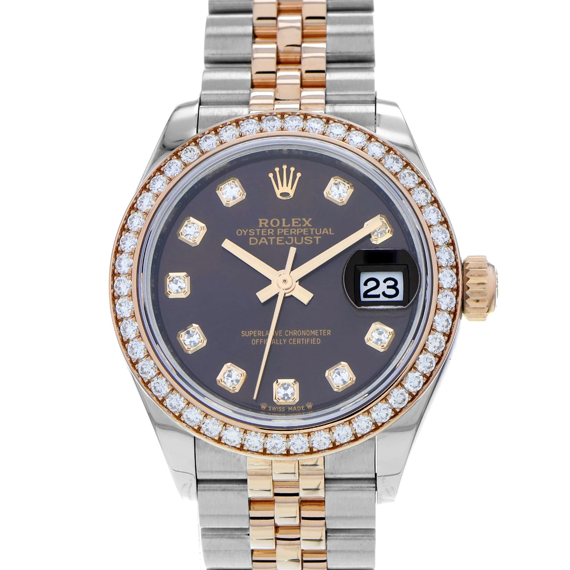Rolex Datejust 279381 Chocolate Factory Diamonds