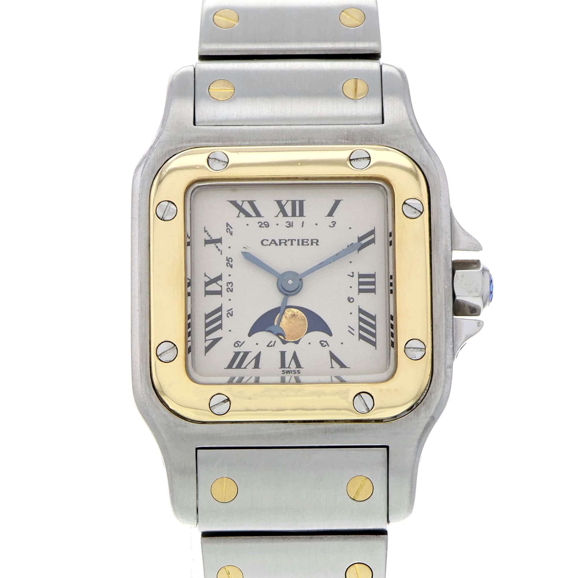 Cartier Santos 119902 Galbee Moon Phase