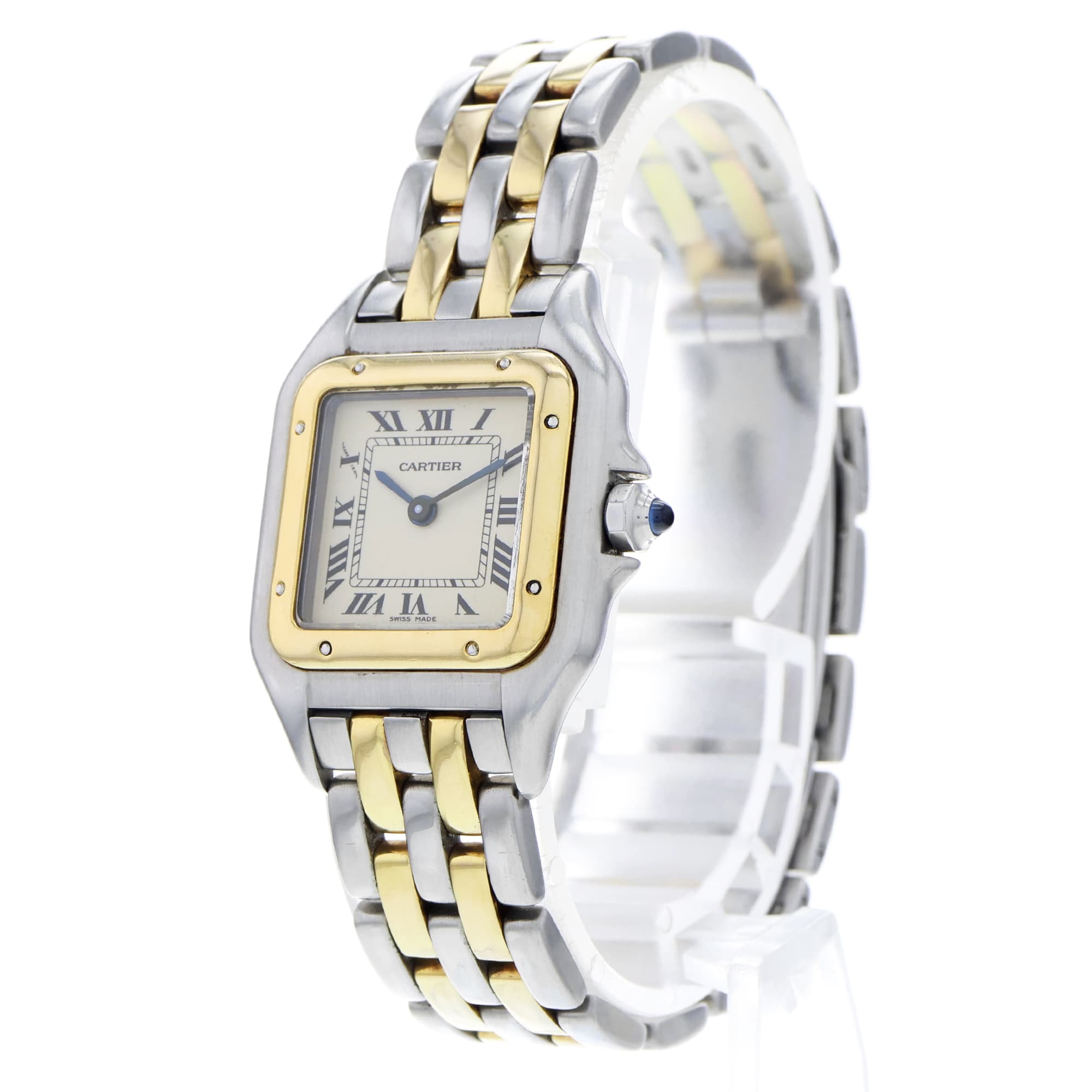 Cartier Panthère 1120 Small Two Row Roman 18k