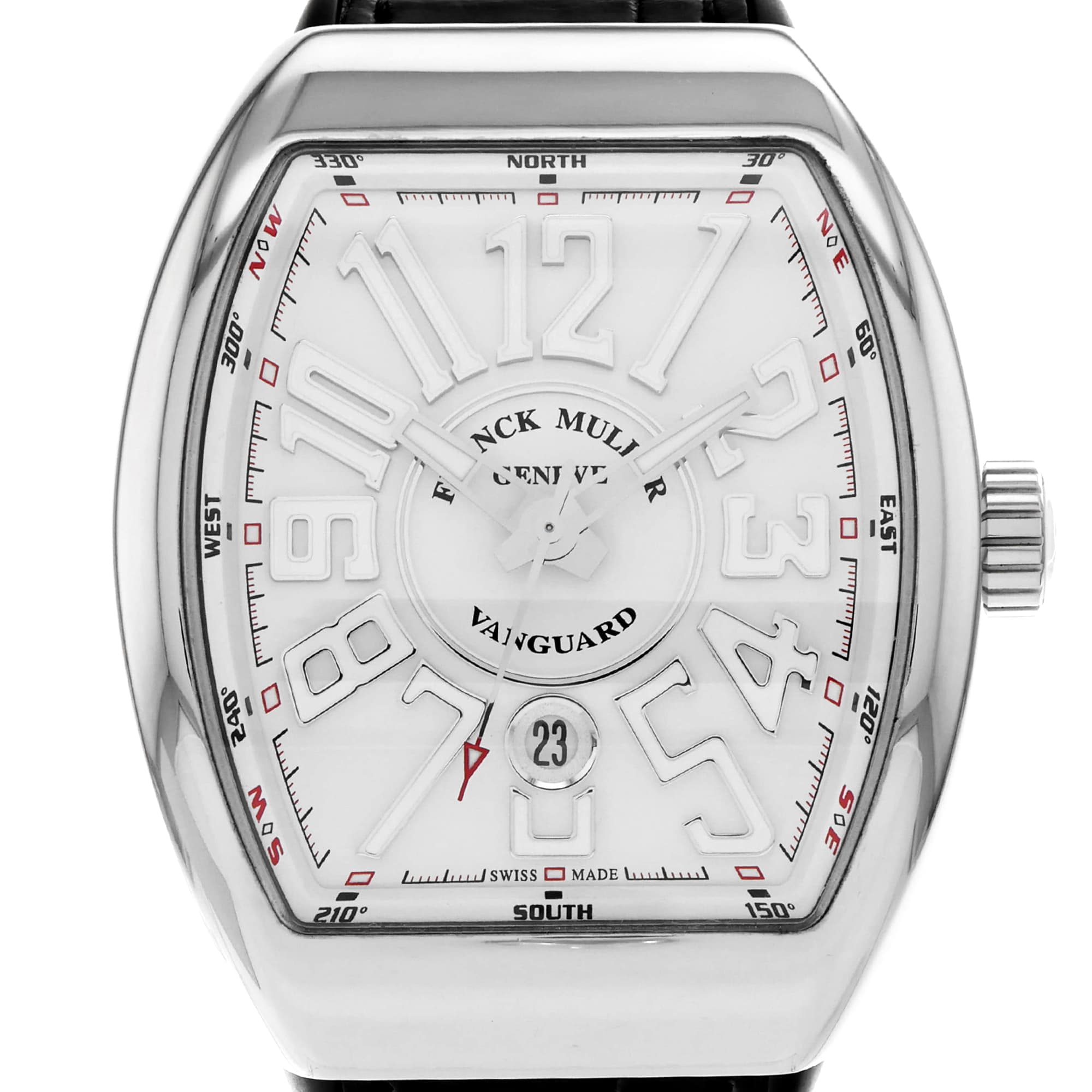 Franck Muller Vanguard V 45 SC DT AC BR BC White Arabic