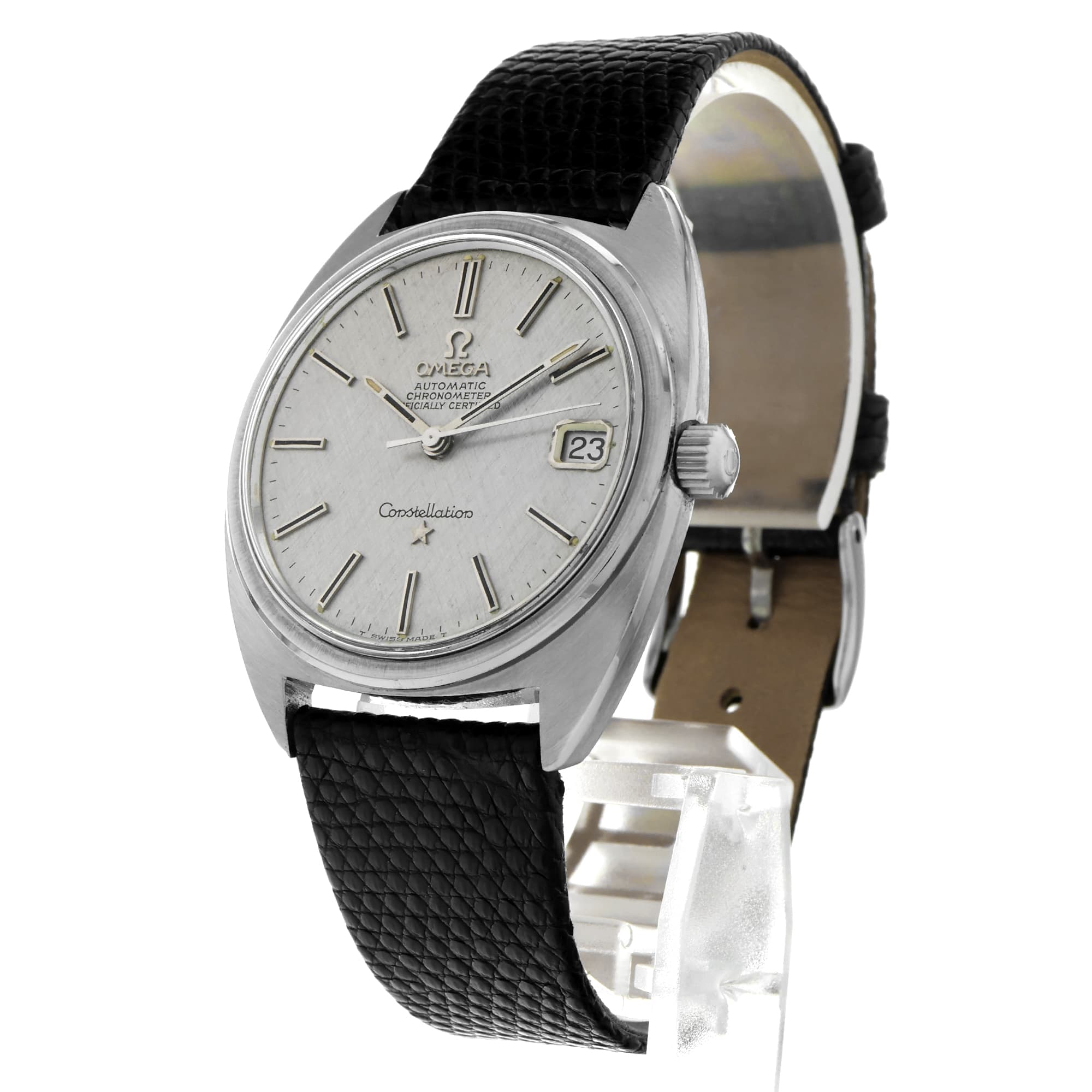 Omega Constellation 168.017SP Silver Stick Automatic Date Mens