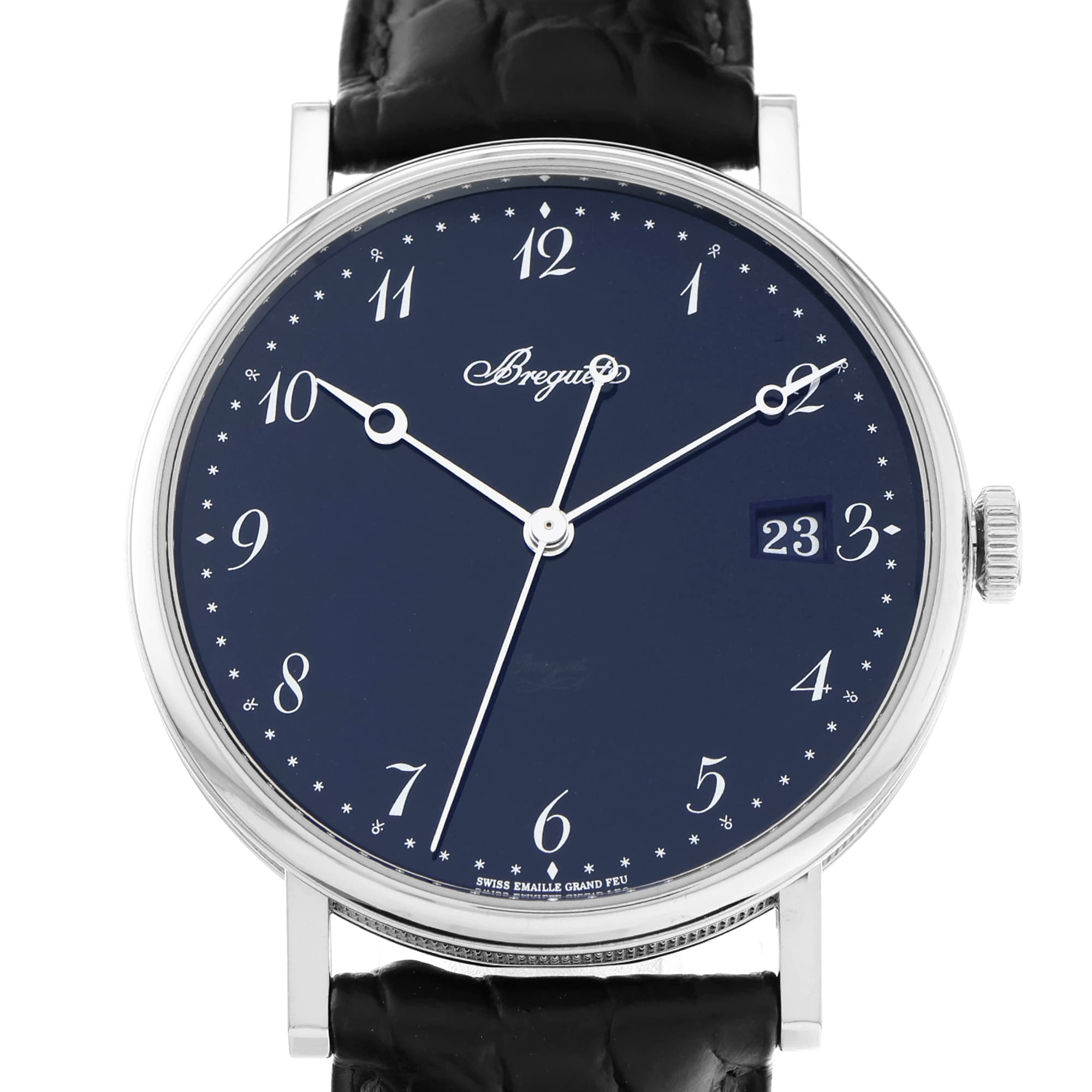 Breguet Classique 5177BB/2Y/9V6 Blue Grand Feu Enamel Dial