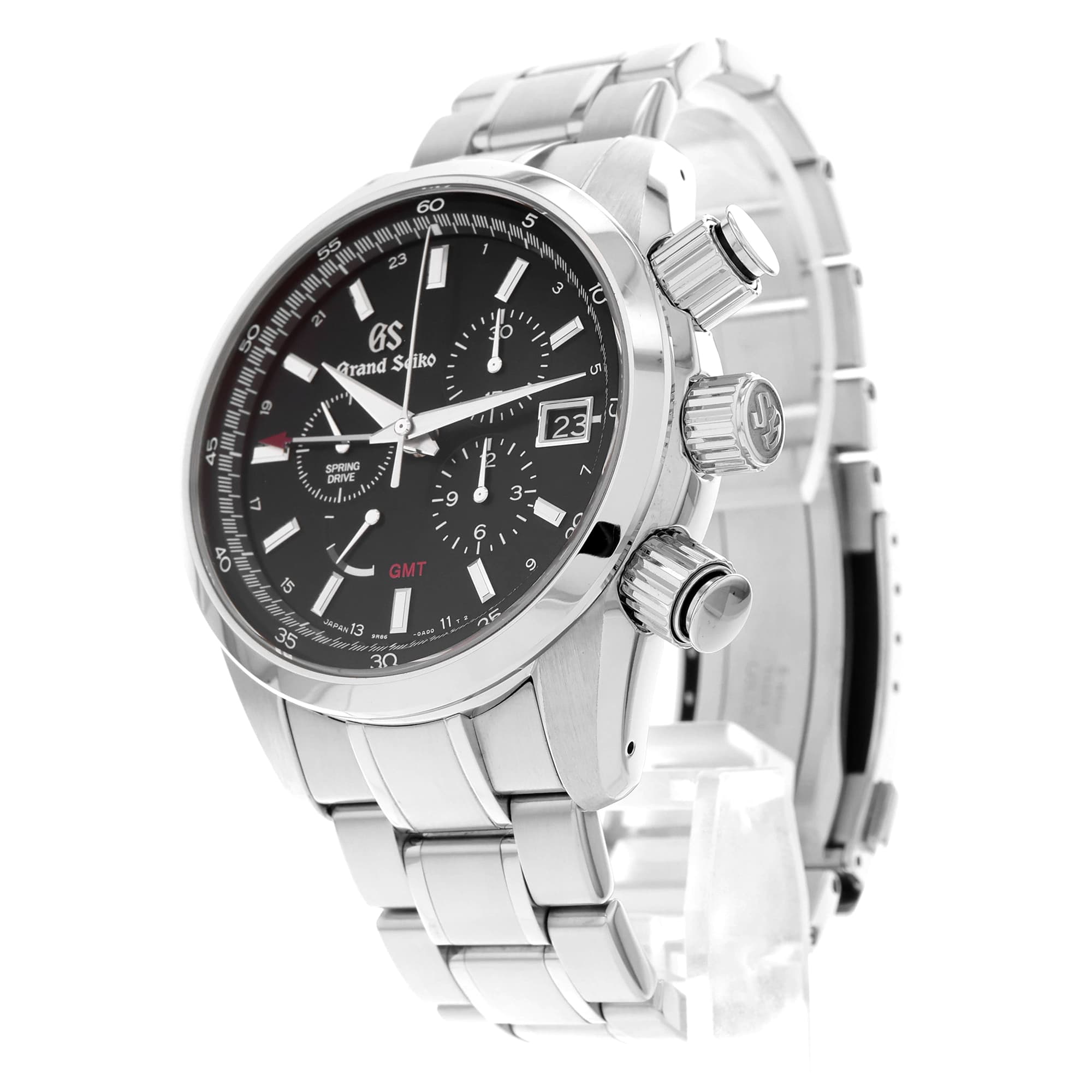 Grand Seiko Sport Collection SBGC203 Black Spring Drive GMT