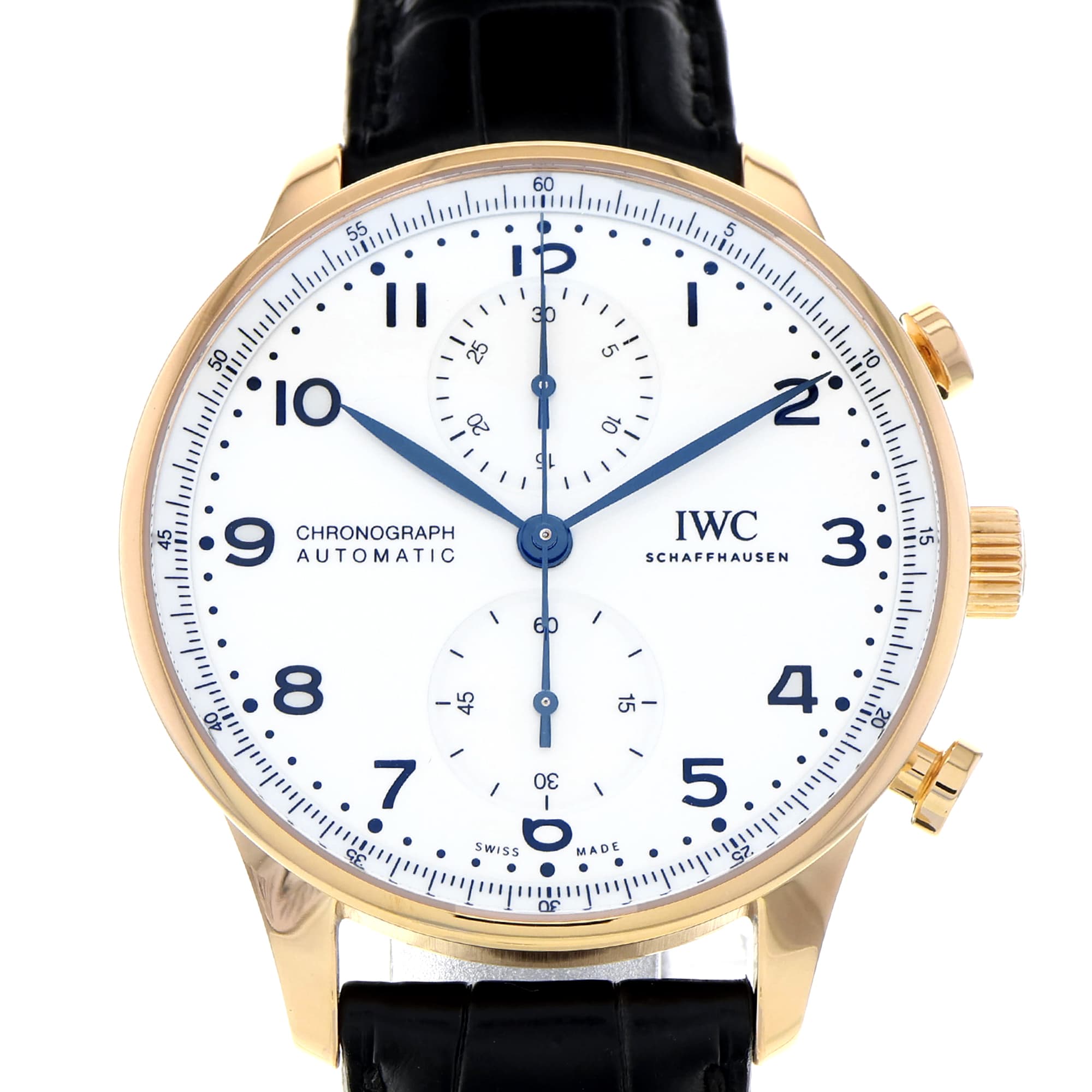 IWC Portuguese IW371603 White Dial Chronograph Automatic