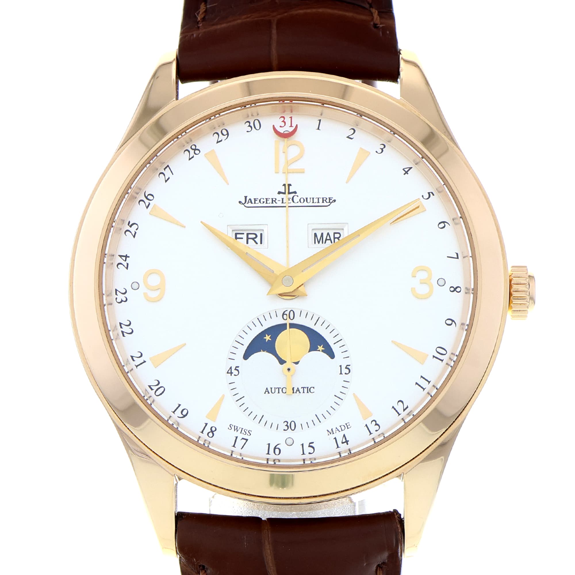 Jaeger-LeCoultre Master Calendar 1552520 Moon Phase 18k