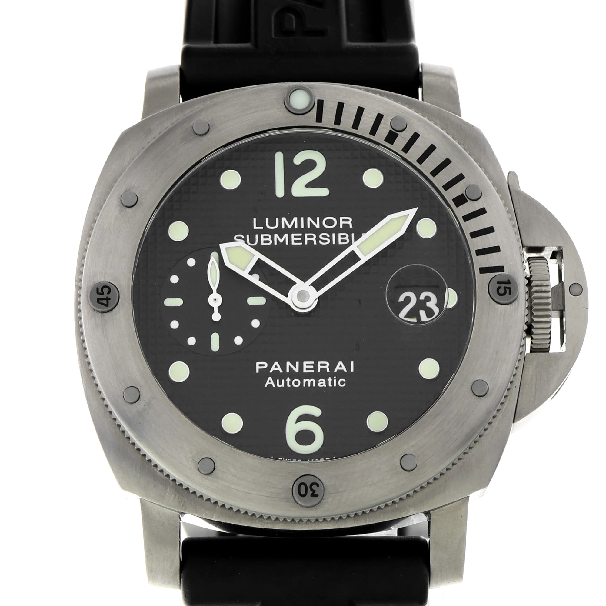 Panerai Luminor Submersible PAM00025 Hobnail Dial Divers