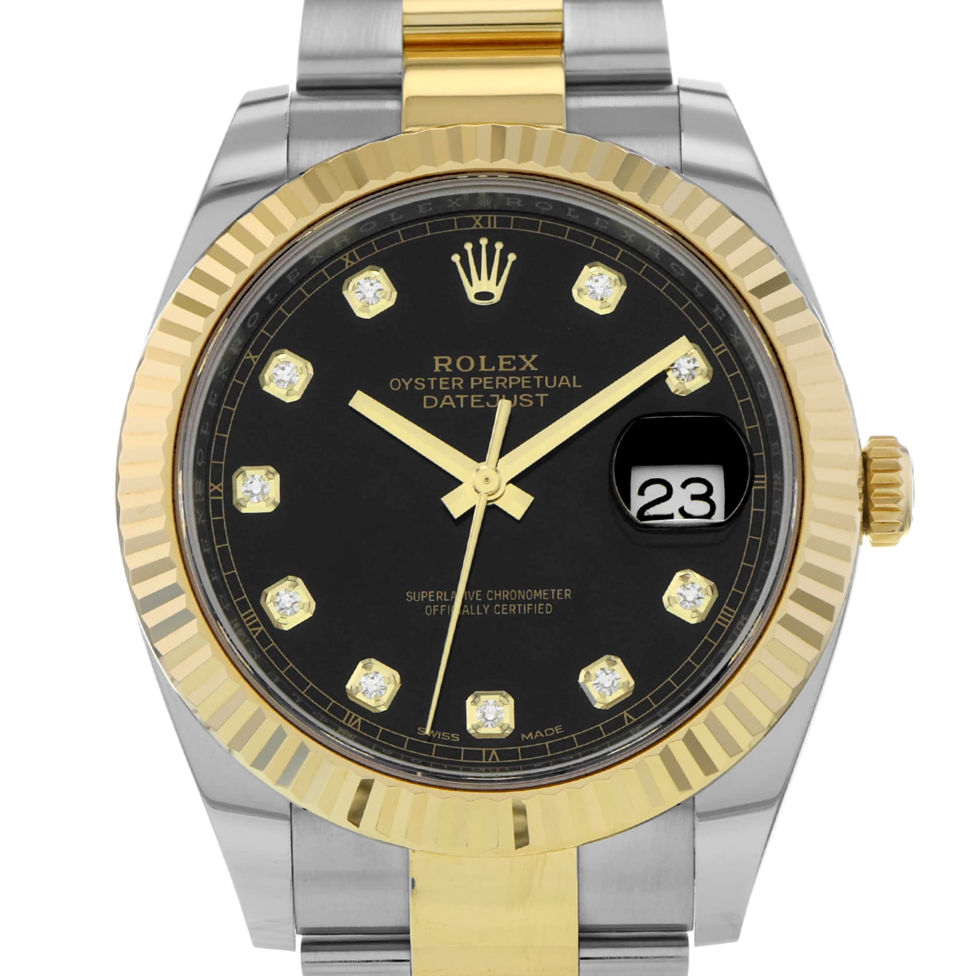 Rolex Datejust 41 126333 Factory Diamond 18k