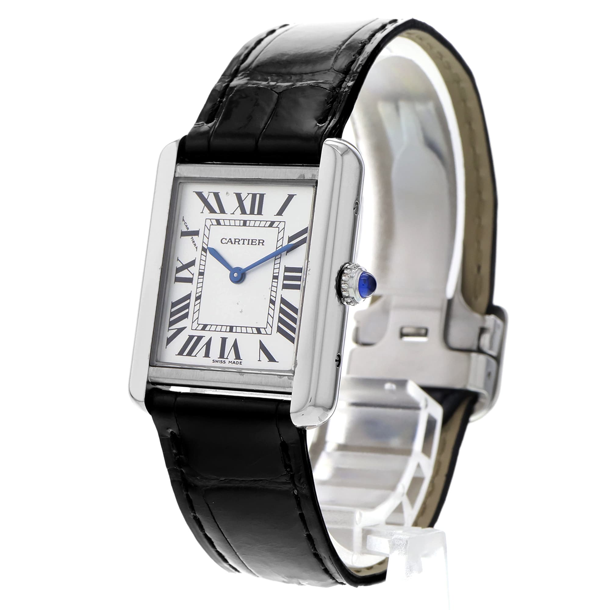 Cartier Tank Solo W1018255 3170 Original new alligator strap