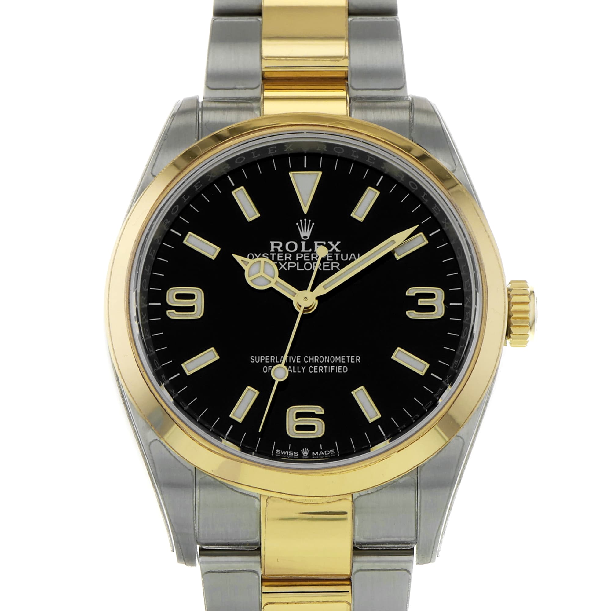Rolex Explorer 124273 Black Dial Sport 18k