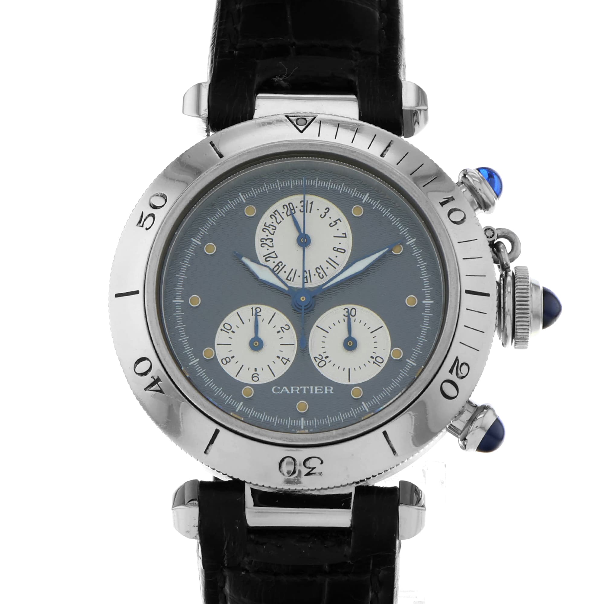 Cartier Pasha 1352.1 Chronograph is NOT working, watch working