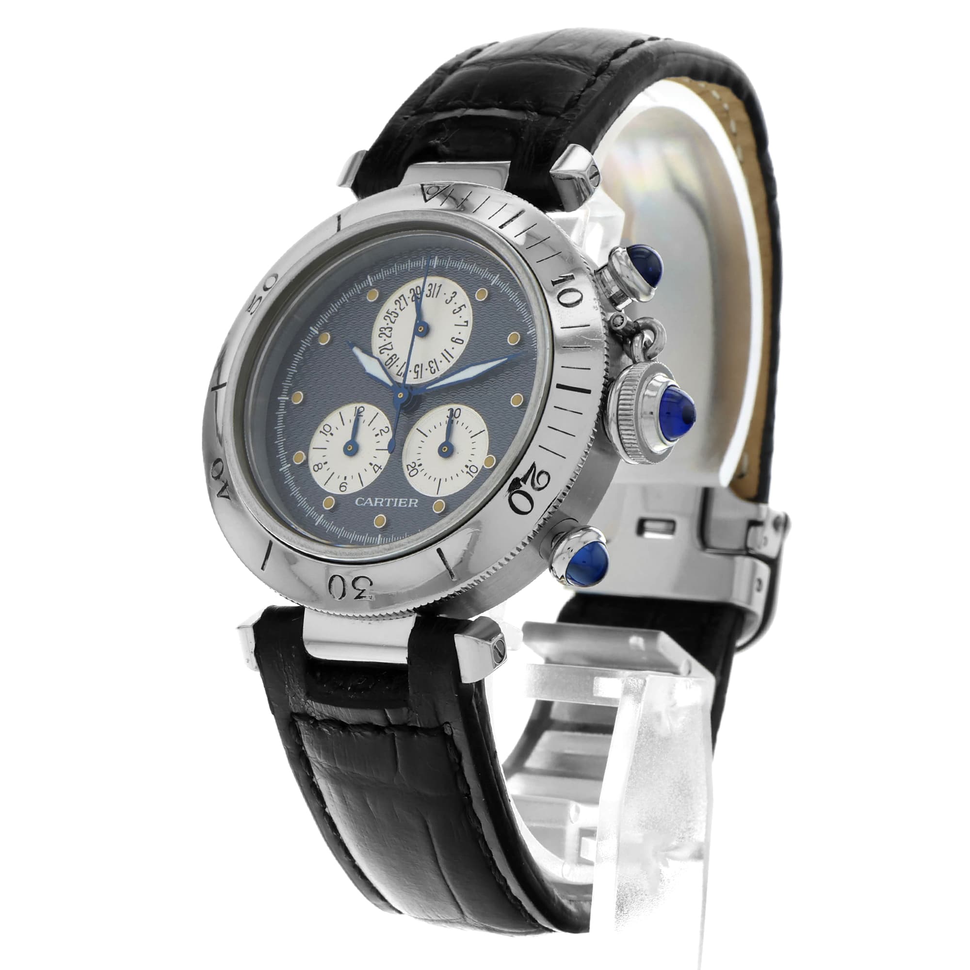 Cartier Pasha 1352.1 Chronograph is NOT working, watch working