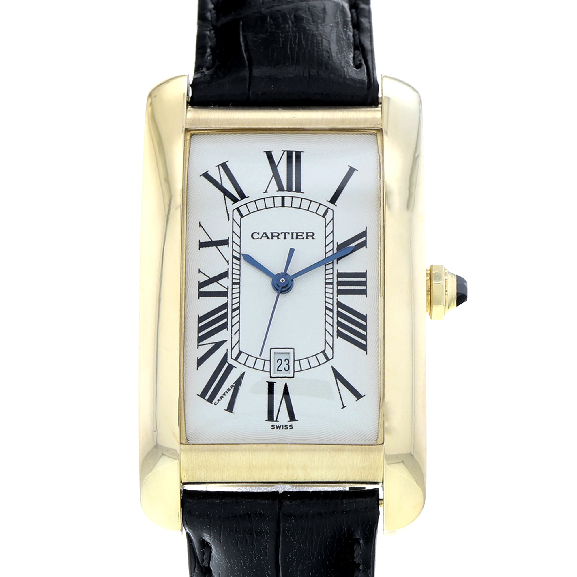 Cartier Tank Américaine WGTA0041 1740 White Roman 18k