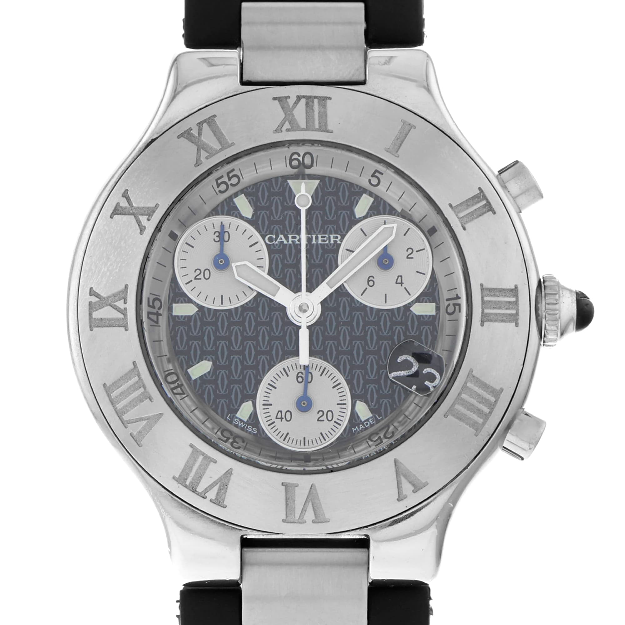Cartier 21 Chronoscaph W10125U2 Chronograph is not working