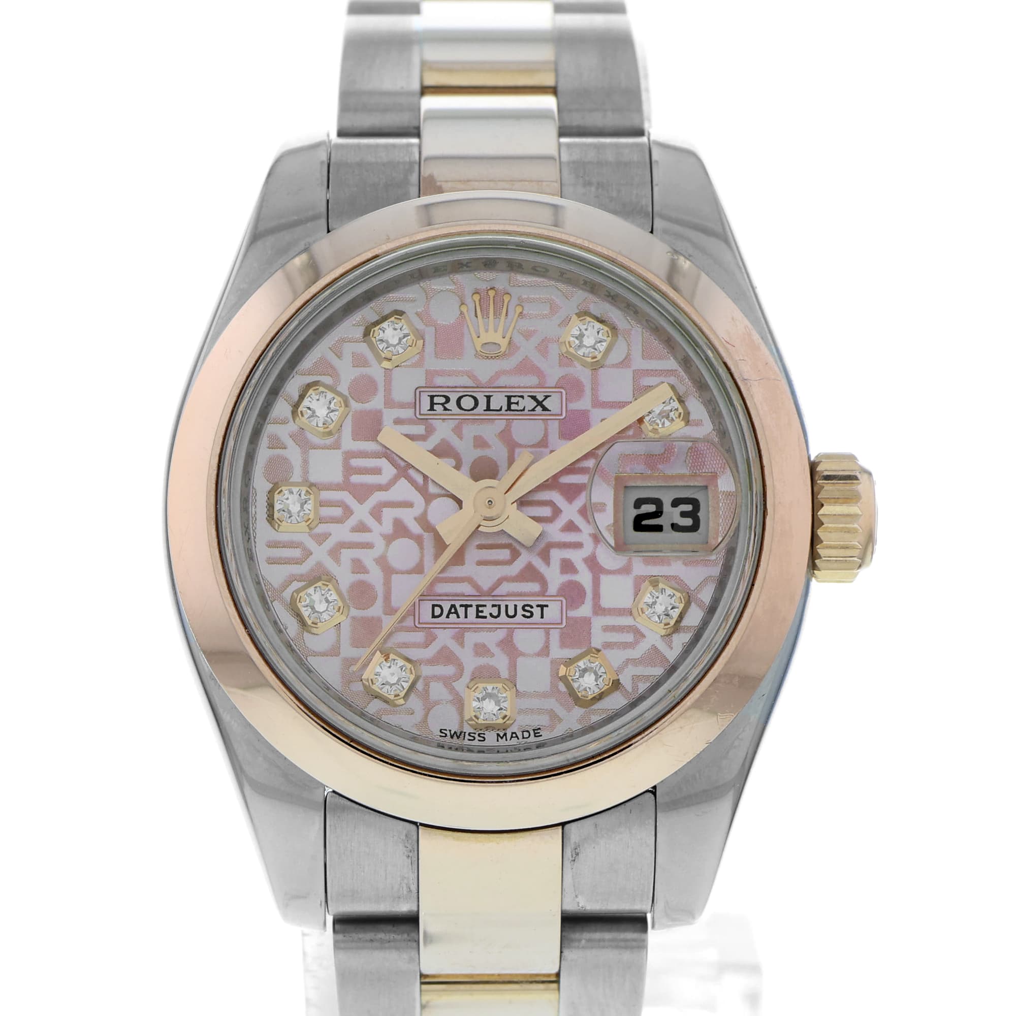 Rolex Datejust 26 179161 Factory Diamond Anniversary