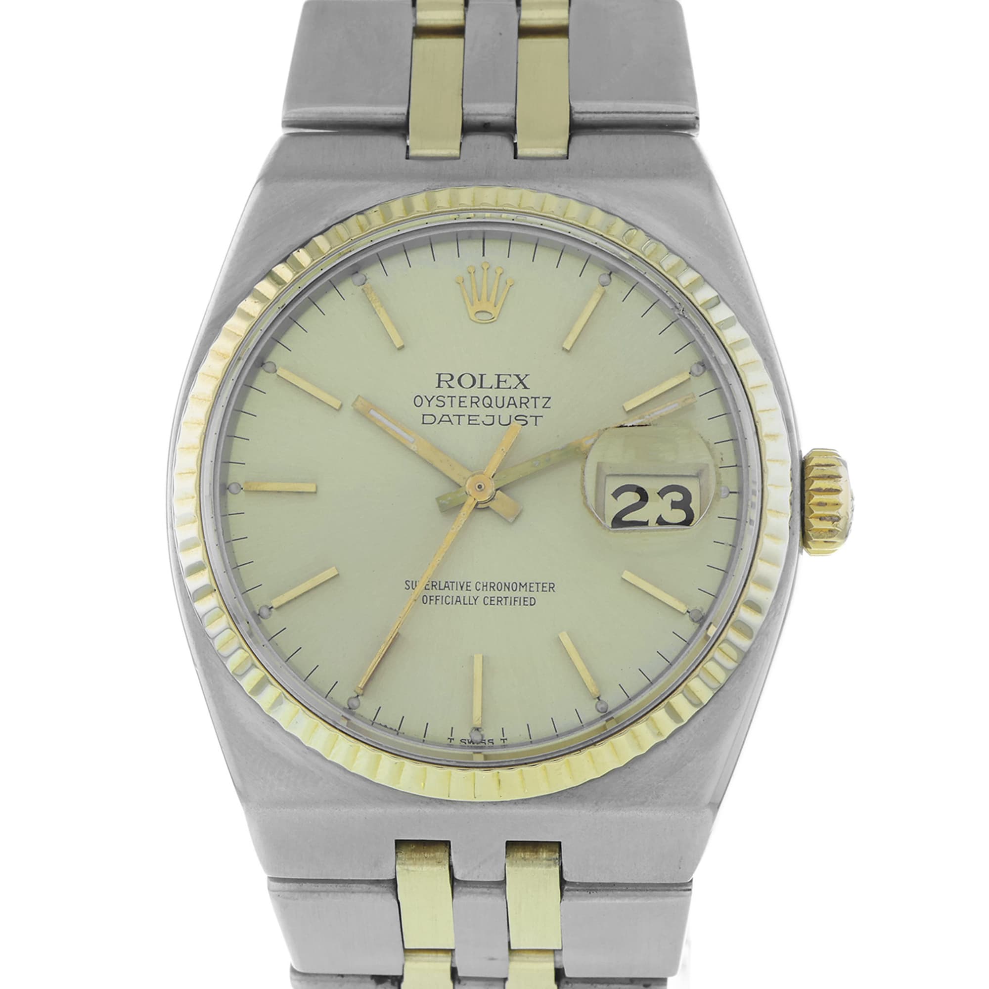 Rolex Datejust Oysterquartz 17013 Two-Tone