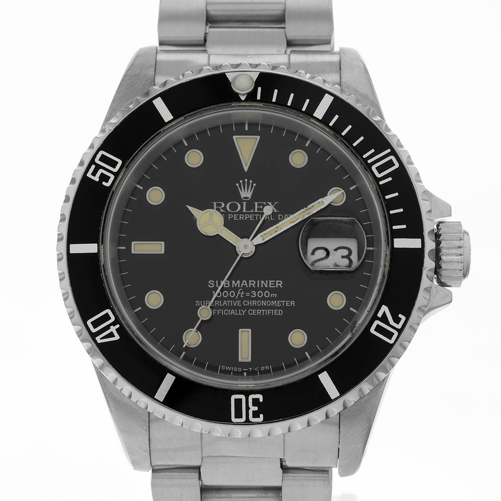 Rolex Submariner Date 16610 Black Dial Automatic Date Rotating Bezel