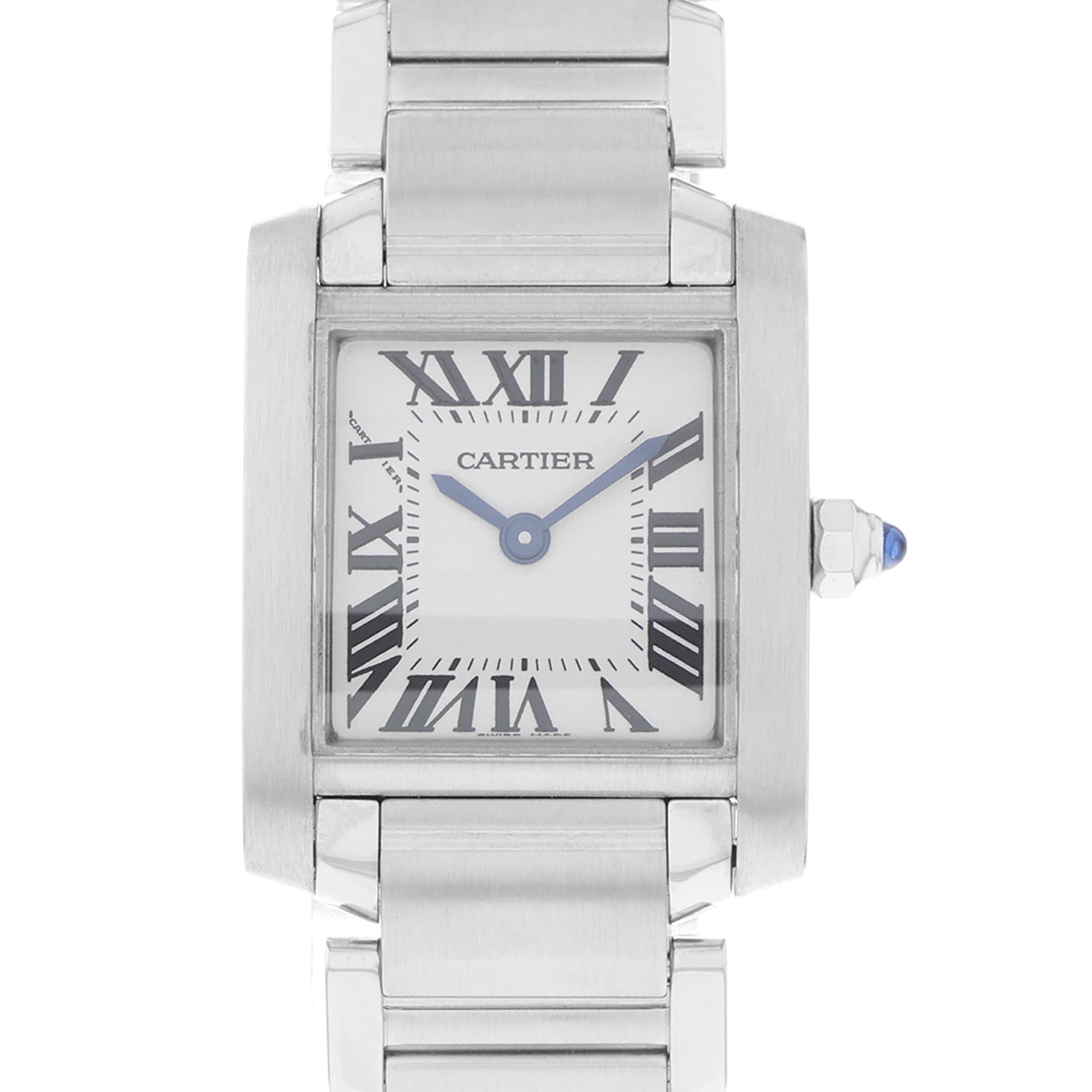 Cartier Tank Francaise W51008Q3 3217 Silver Small Ladies