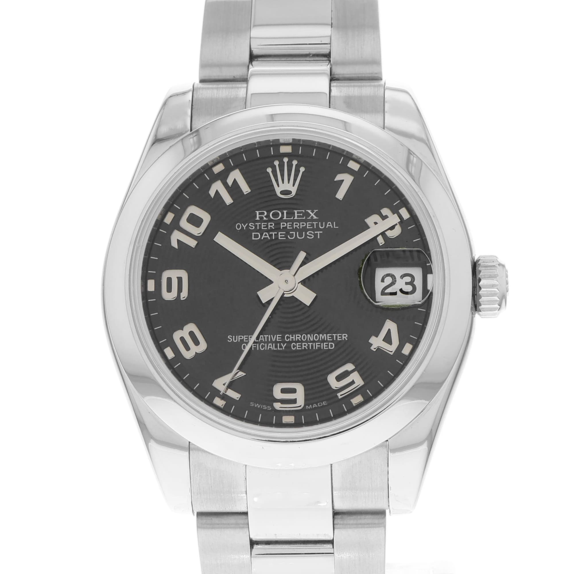 Rolex Datejust 31mm 178240 Concentric Dial Smooth Bezel Ladies