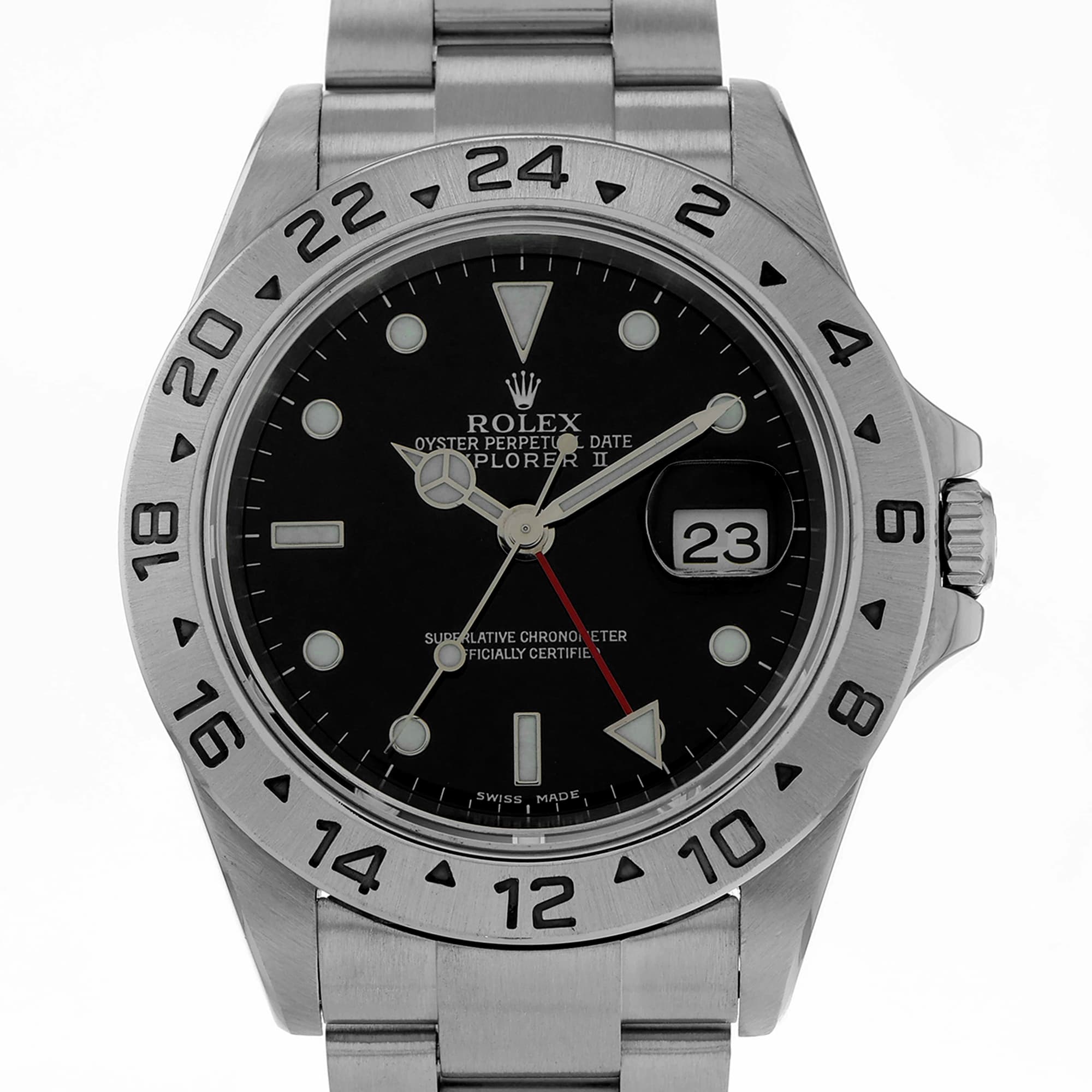 Rolex Explorer II 16570 40mm Black Dial Automatic Date box papers 2004