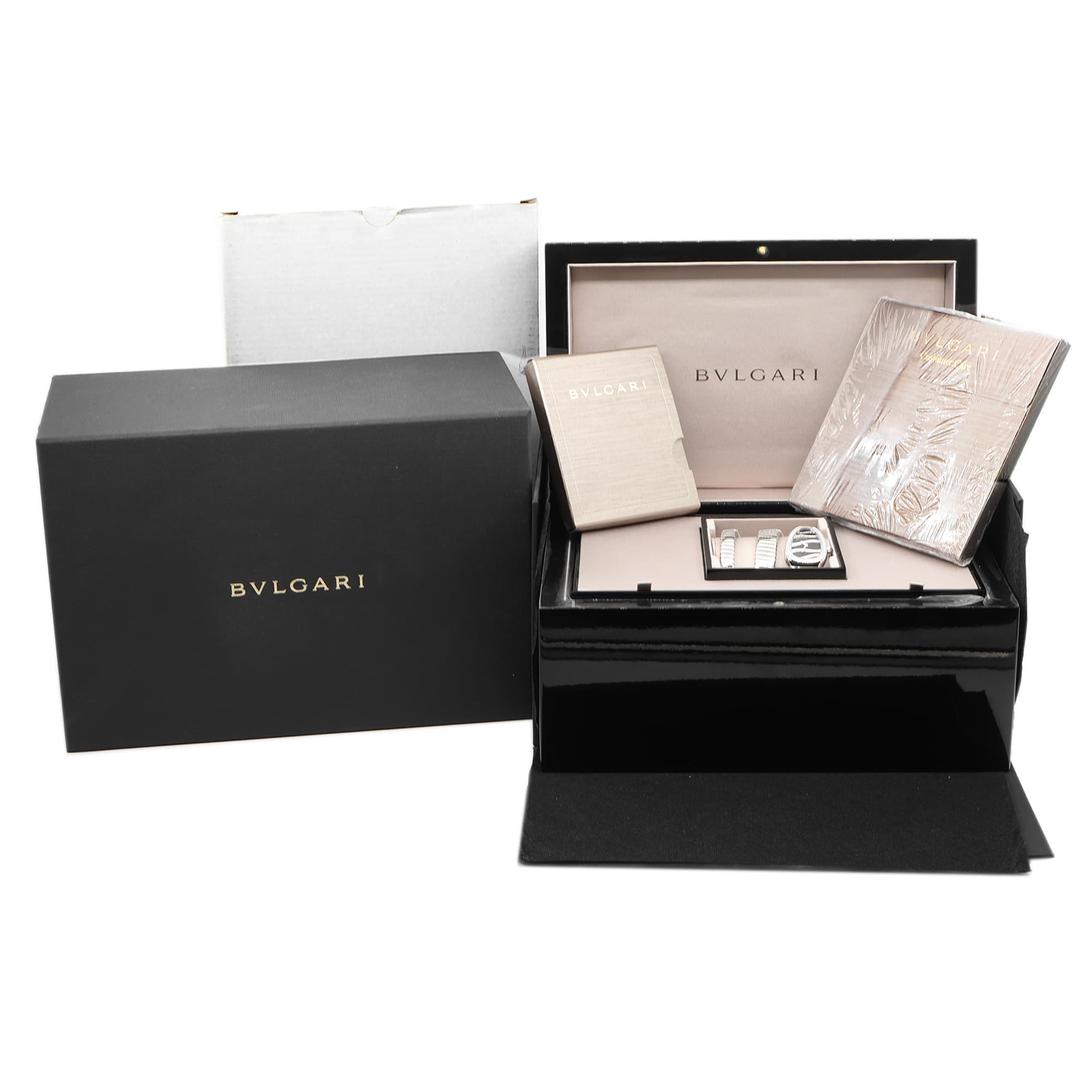 Bulgari Serpenti 102441.SP35BDSDS Factory Diamond Tubogas Serpenti 3 rows UNWORN