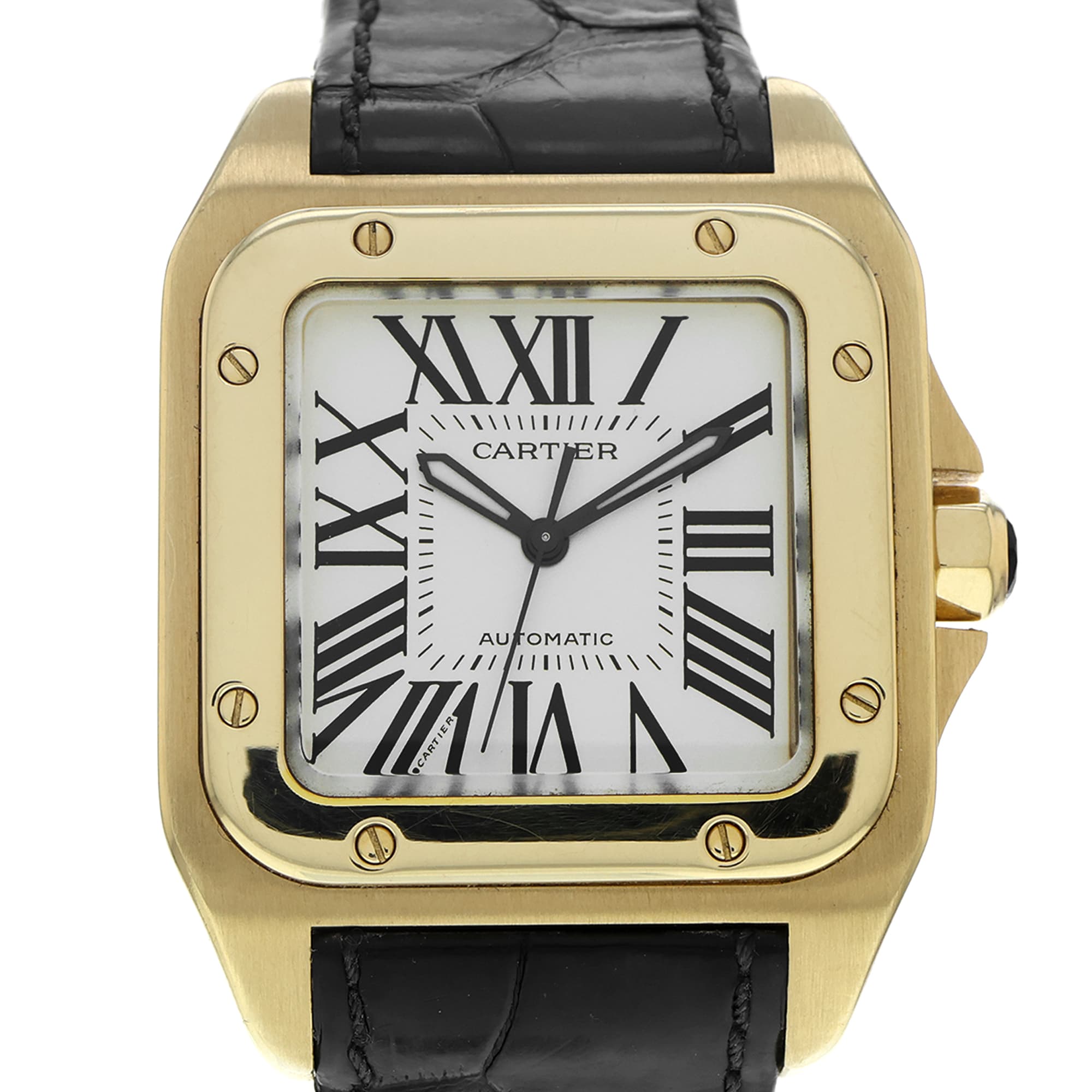 Cartier Santos 100 2880 Luminous hands