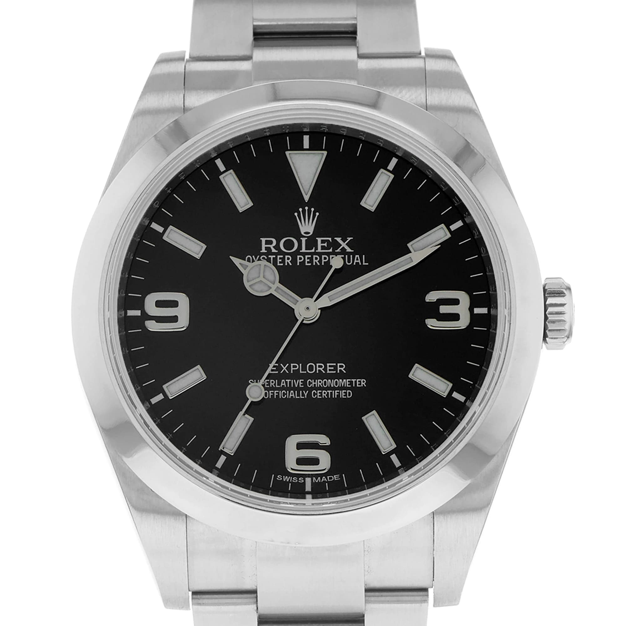Rolex Explorer 214270 Black arabic dial automatic oyster perpetual