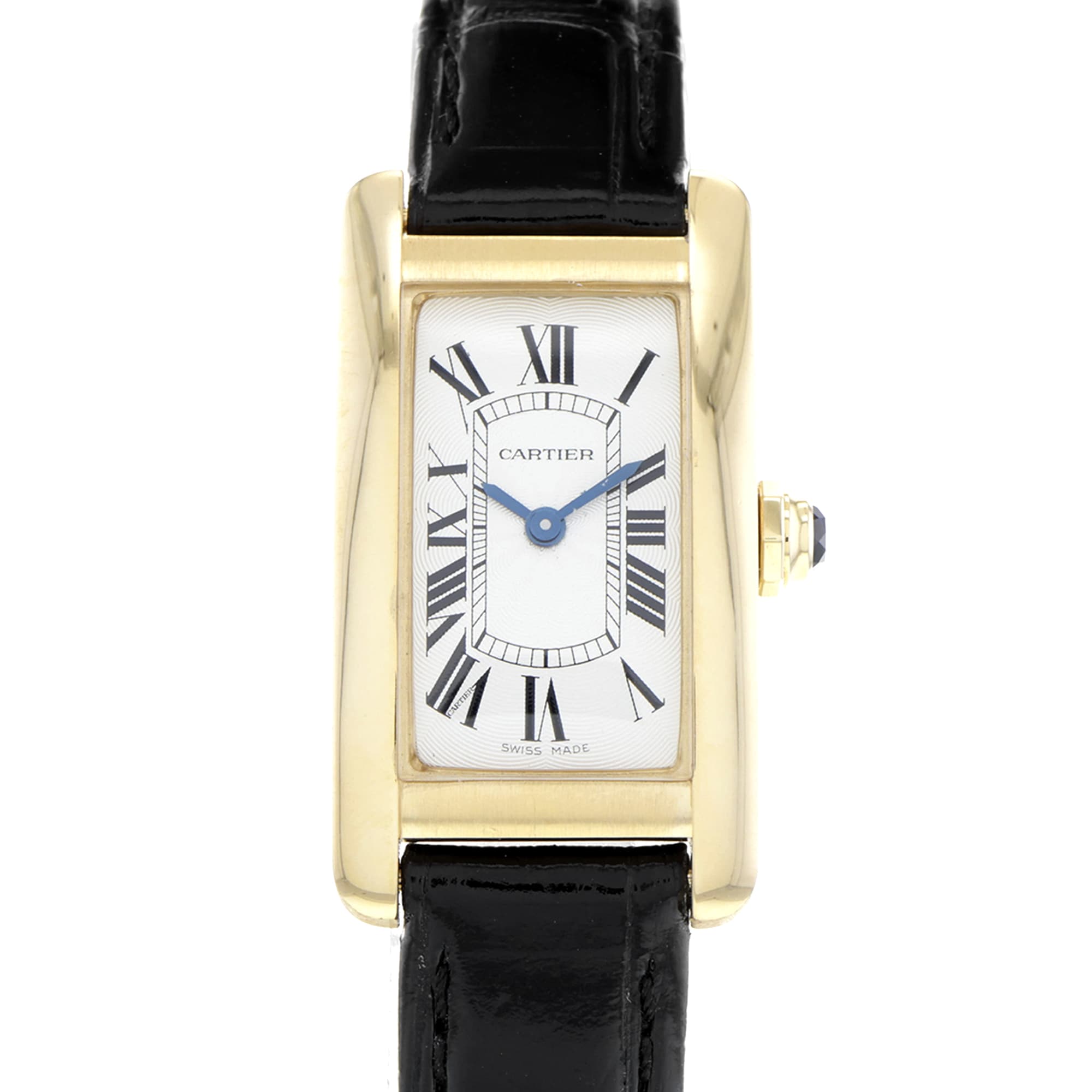 Cartier Tank Americaine 19mm WGTA0039 2482 18k Yellow Gold Case