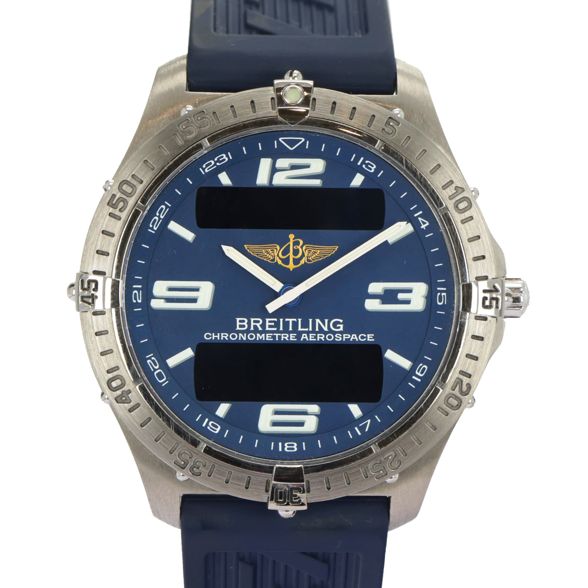 Breitling Aerospace J75362 40mm RARE COLLECTABLE 18K white gold box and papers