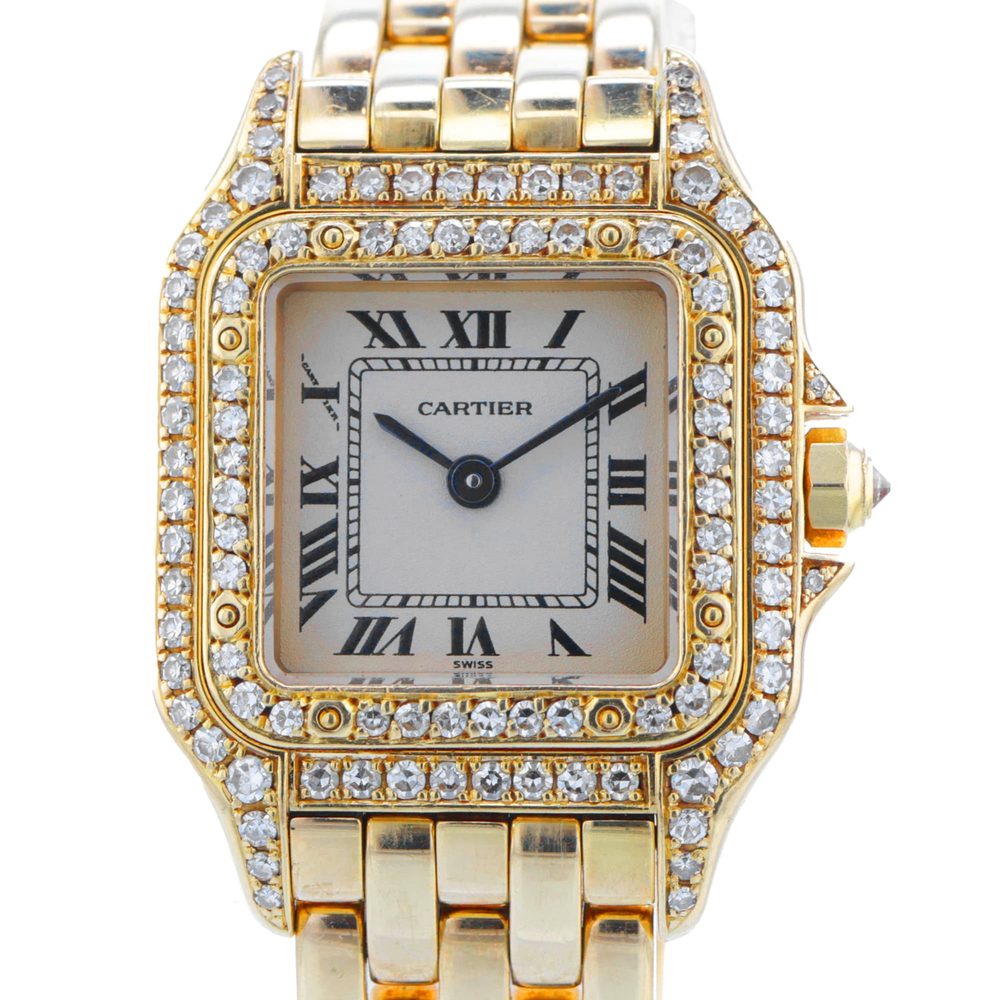 Cartier Panthere WF3072B9 8057915 22mm Factory diamonds box and papers