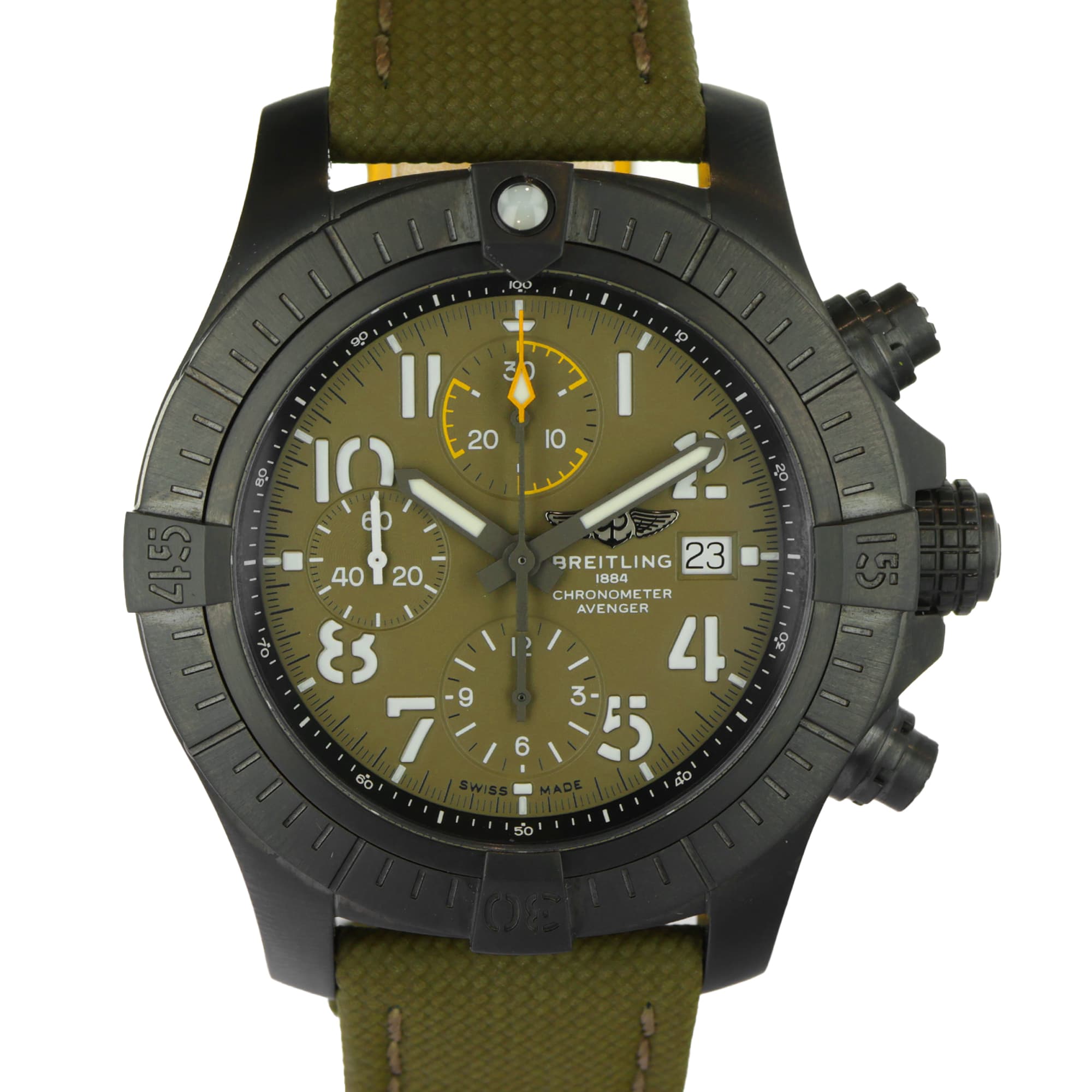 Breitling Night Mission V13317 42mm Avenger Chronograph DateTitanium