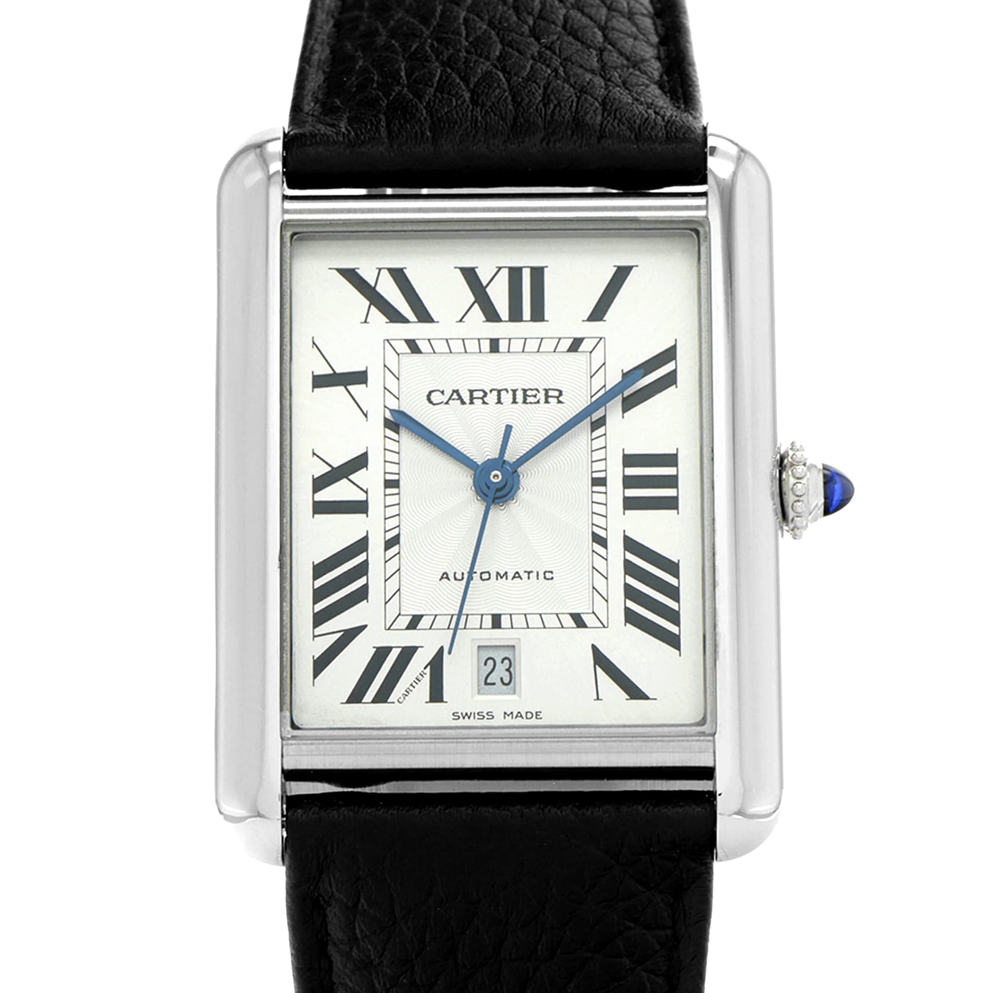 Cartier Tank Must XL 4324 40mm case rubber strap