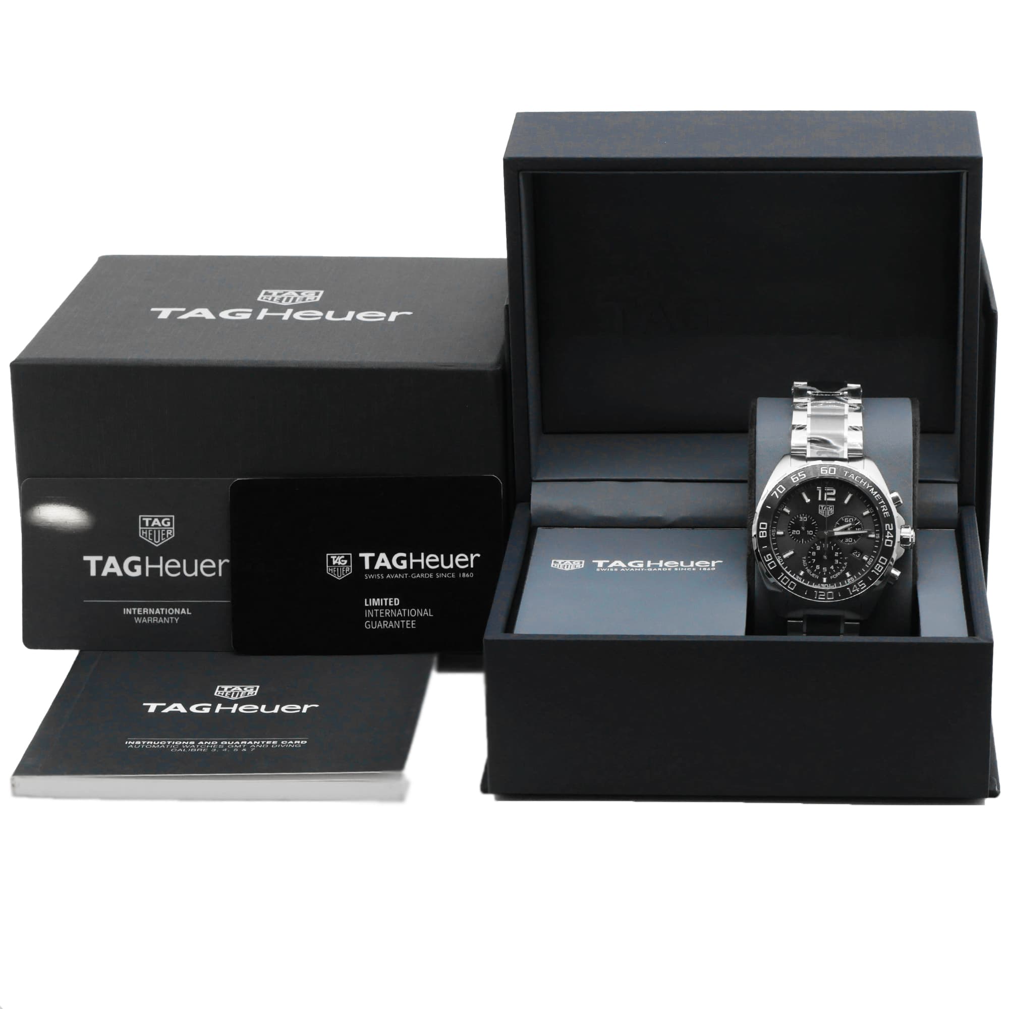TAG Heuer Formula 1 CAZ1011.BA0843 Unworn 43mm quartz steel & ceramic Chrono