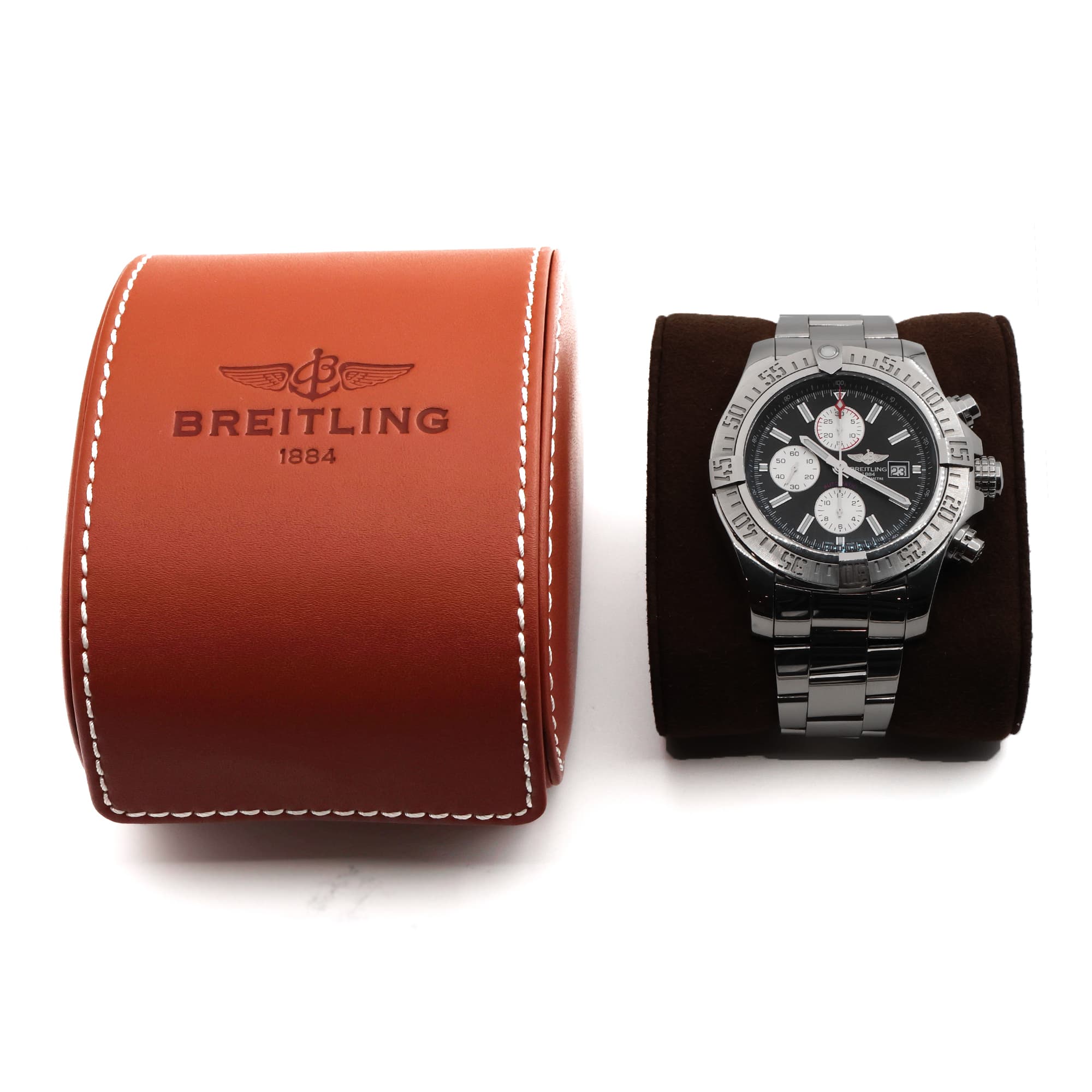 Breitling Super Avenger II A13371 48mm Stainless Steel Chronograph
